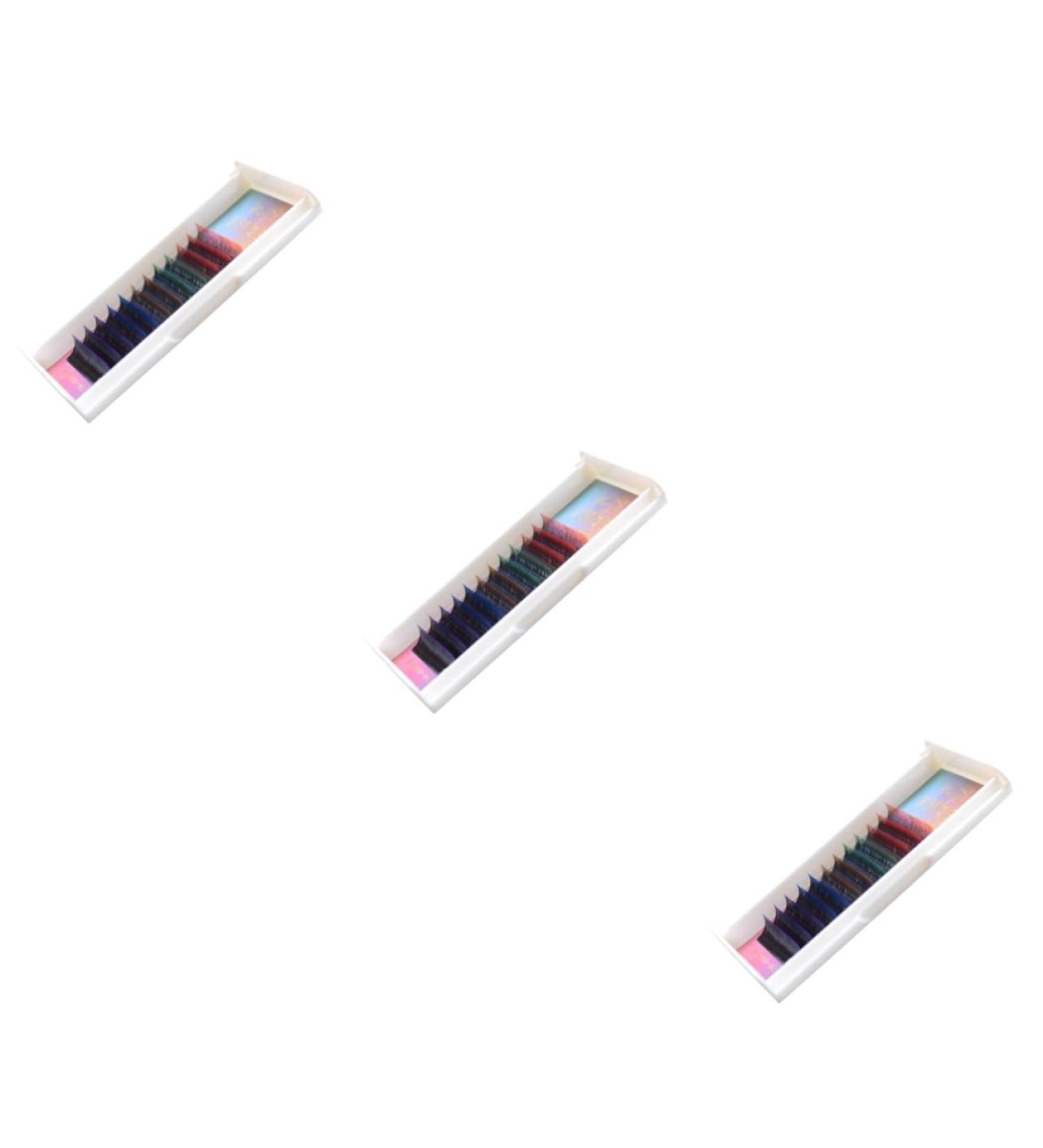 POPETPOP 3 Sets false lashes natural false eyelashes adhesive Lash Extensions exaggerated fake eyelashes volume eyelashes strip dramatic eyelashes colored eyelashes fancy 3d extend - Buy Online on GoSupps.com