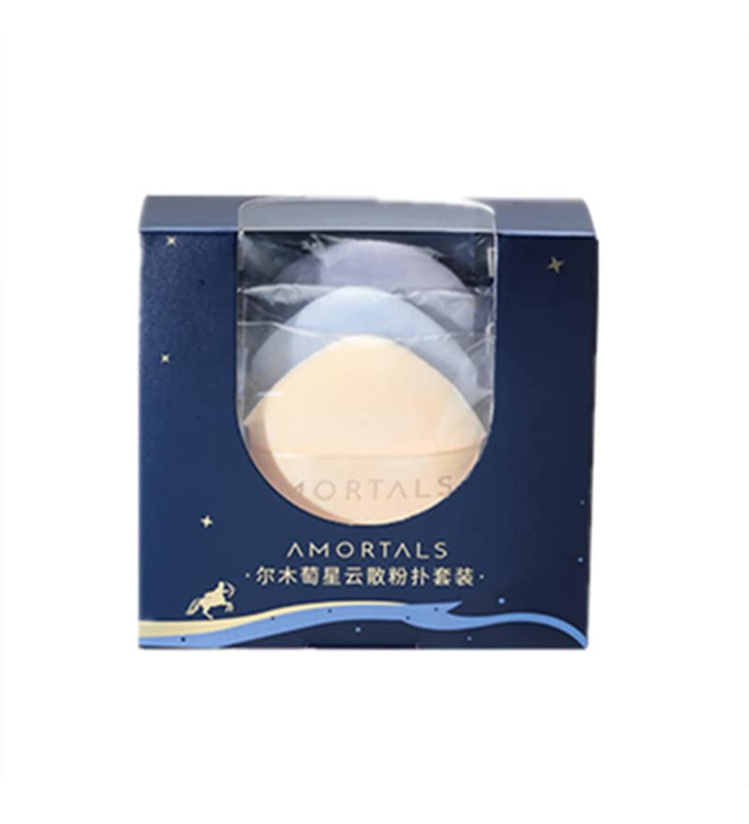 Super Soft Bounce Makeup Foundation Puff Set - 3 PCS Beauty Loose Powder Applicators for Flawless Skin - Buy Online on GoSupps.com