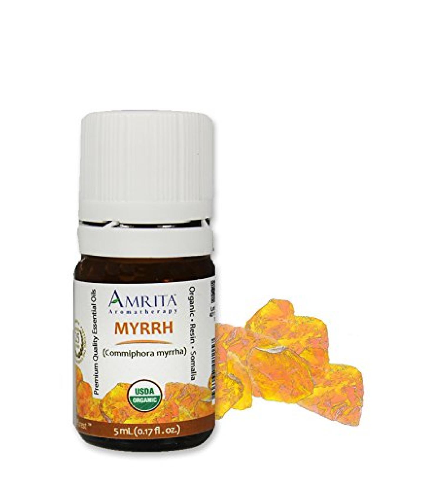 Organic Myrrh Essential Oil 100% Pure Undiluted Commiphora myrrha Therapeutic Grade Premium Quality Aromatherapy Oil Tested & Verified 5ML 0.17 Fl Oz (Pack of 1) - Buy Online on GoSupps.com