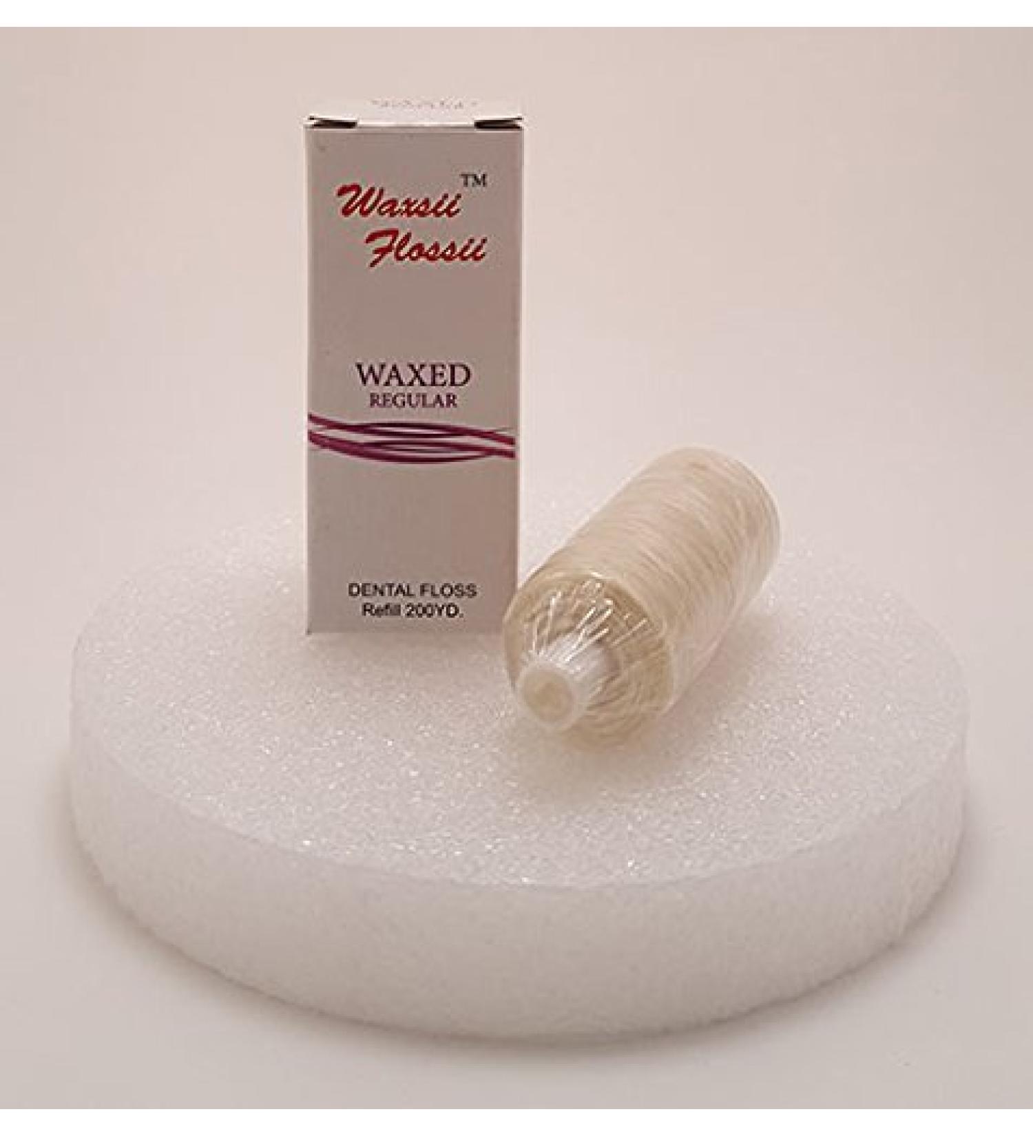2700 Professional Regular Unflavored Waxed Dental Floss Refill 200 Yard Roll