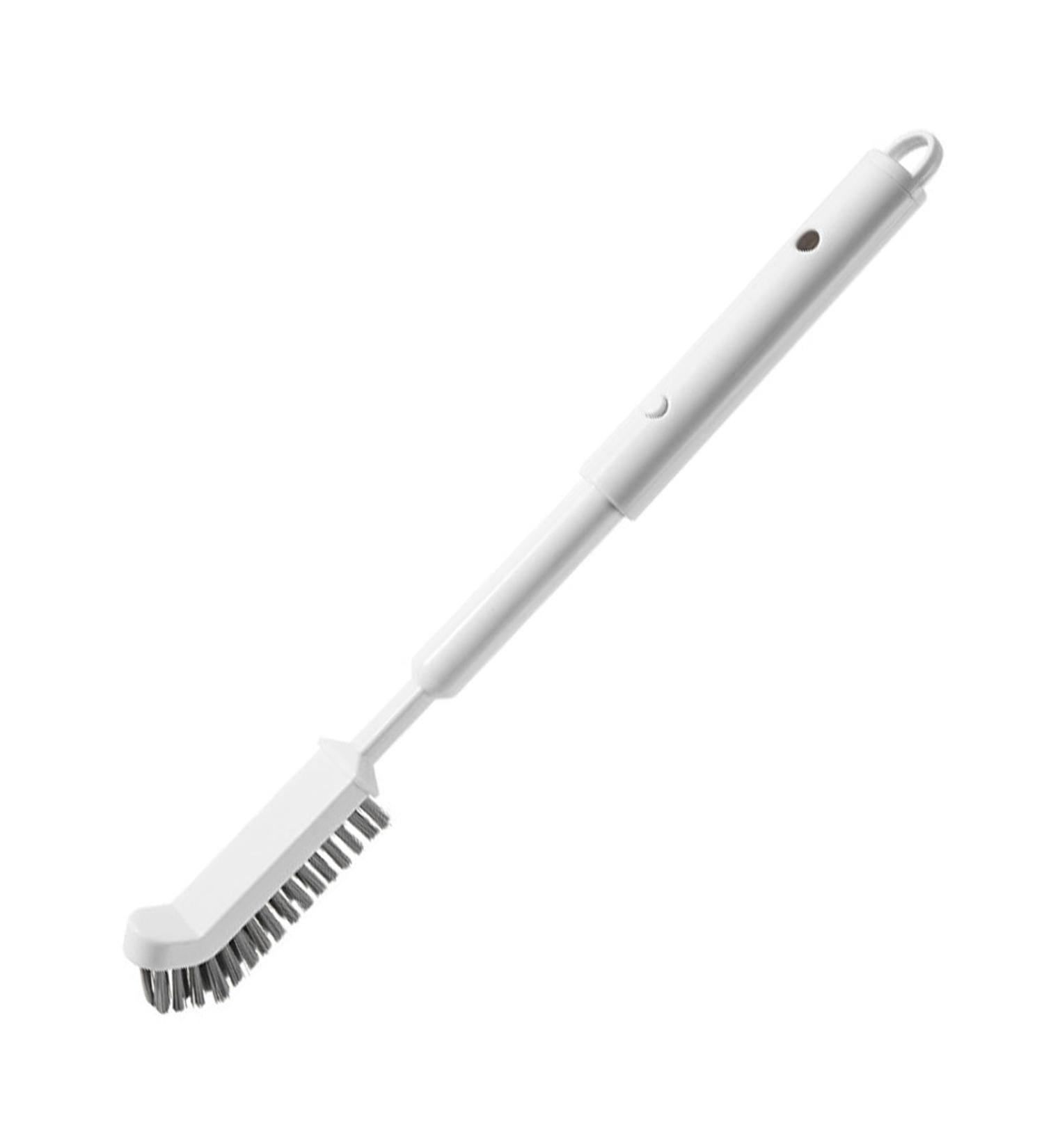 Scrub Brush with Long Handle - Utility Brush with Long Handle for Cleaning | Utility Scrub Brush | Large Scrub Brush | Retractable Kitchen Brush | Cleaning Brushes for Tight Spaces Window Track Door - Buy Online on GoSupps.com