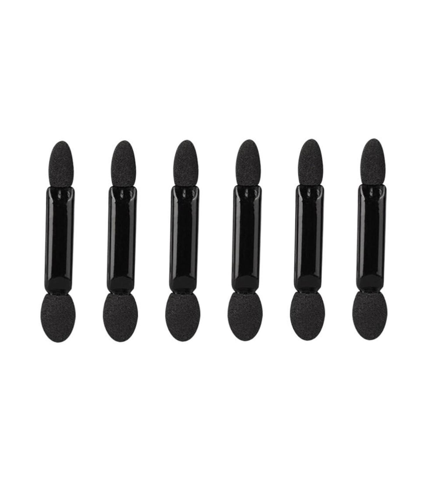 FOMIYES 50pcs Disposable Eyeliner Makeup Eyeshadow Brush Eye Shadow Makeup Tools Make up Miss 50pcs Black