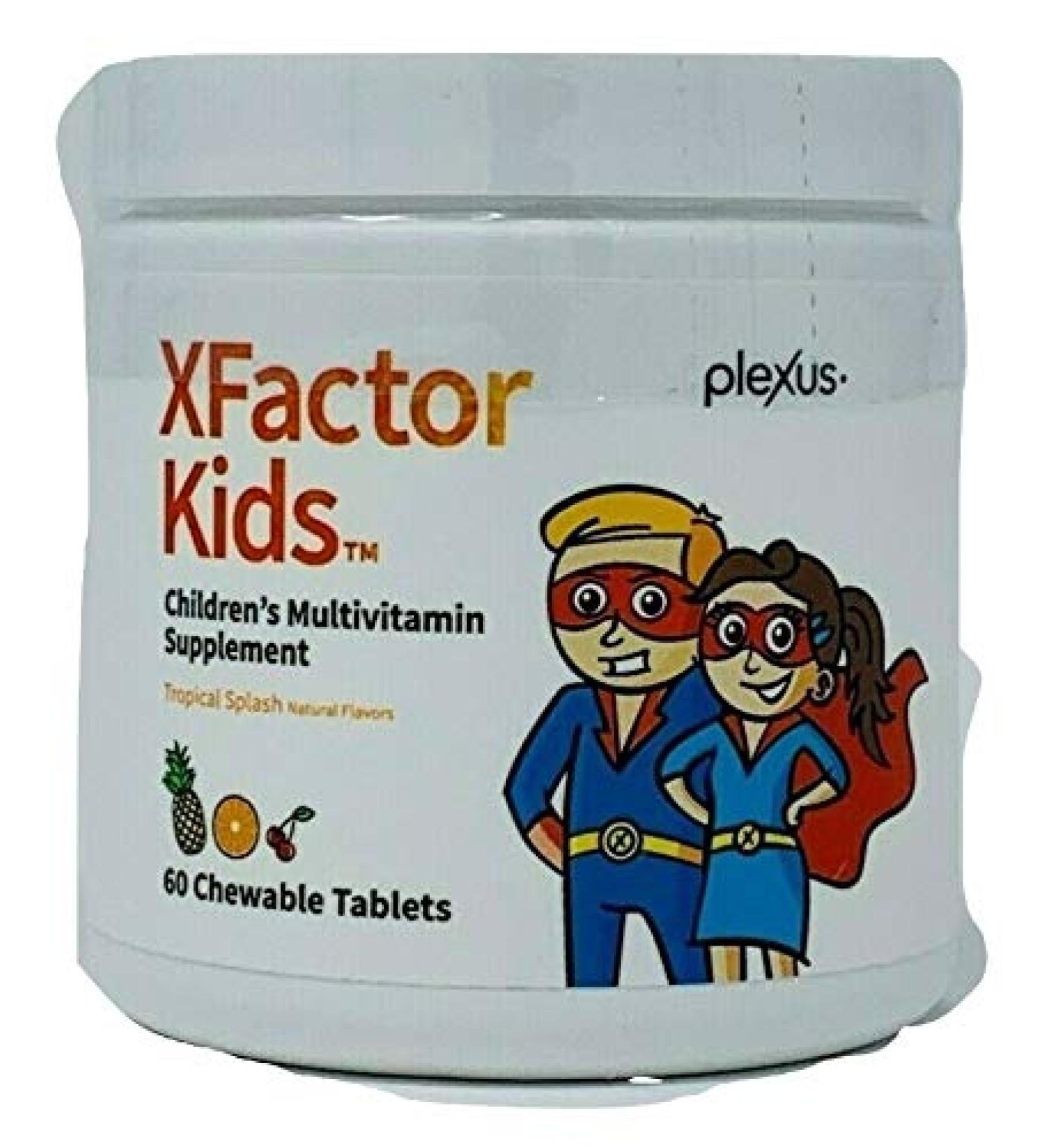 Plexus Slim Xfactor Kids MultiVitamin Probiotic Supplement - 60 Chewable Tablets - Buy Online on GoSupps.com