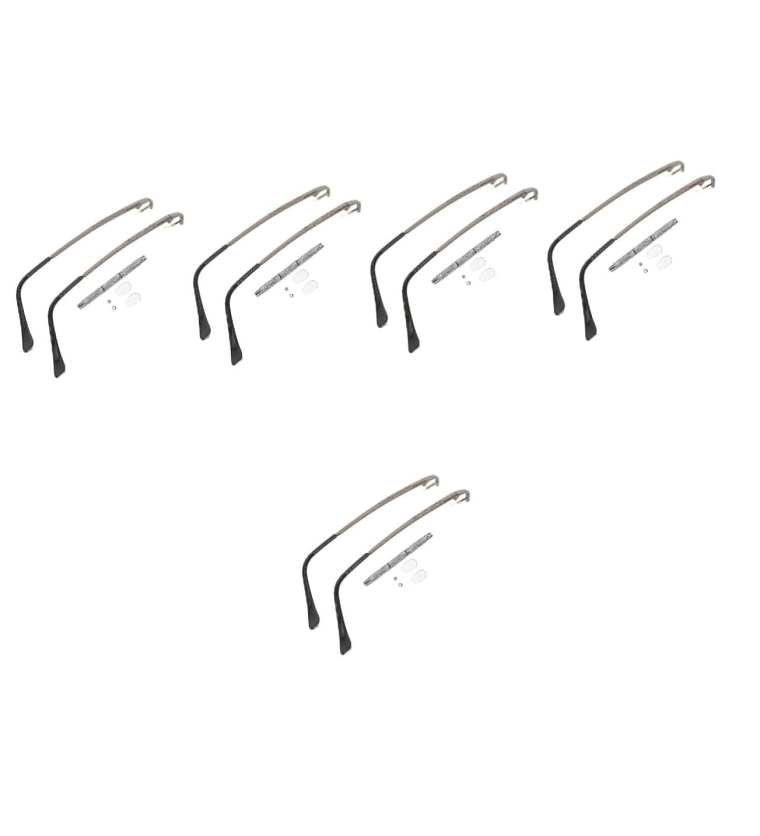 Ulechnovo 5 Sets of Glasses Screwdrivers - Metal Sunglasses Repair Tools | 14.2x4cm | Durable Frame & Temple Arm Fixing - Buy Online on GoSupps.com