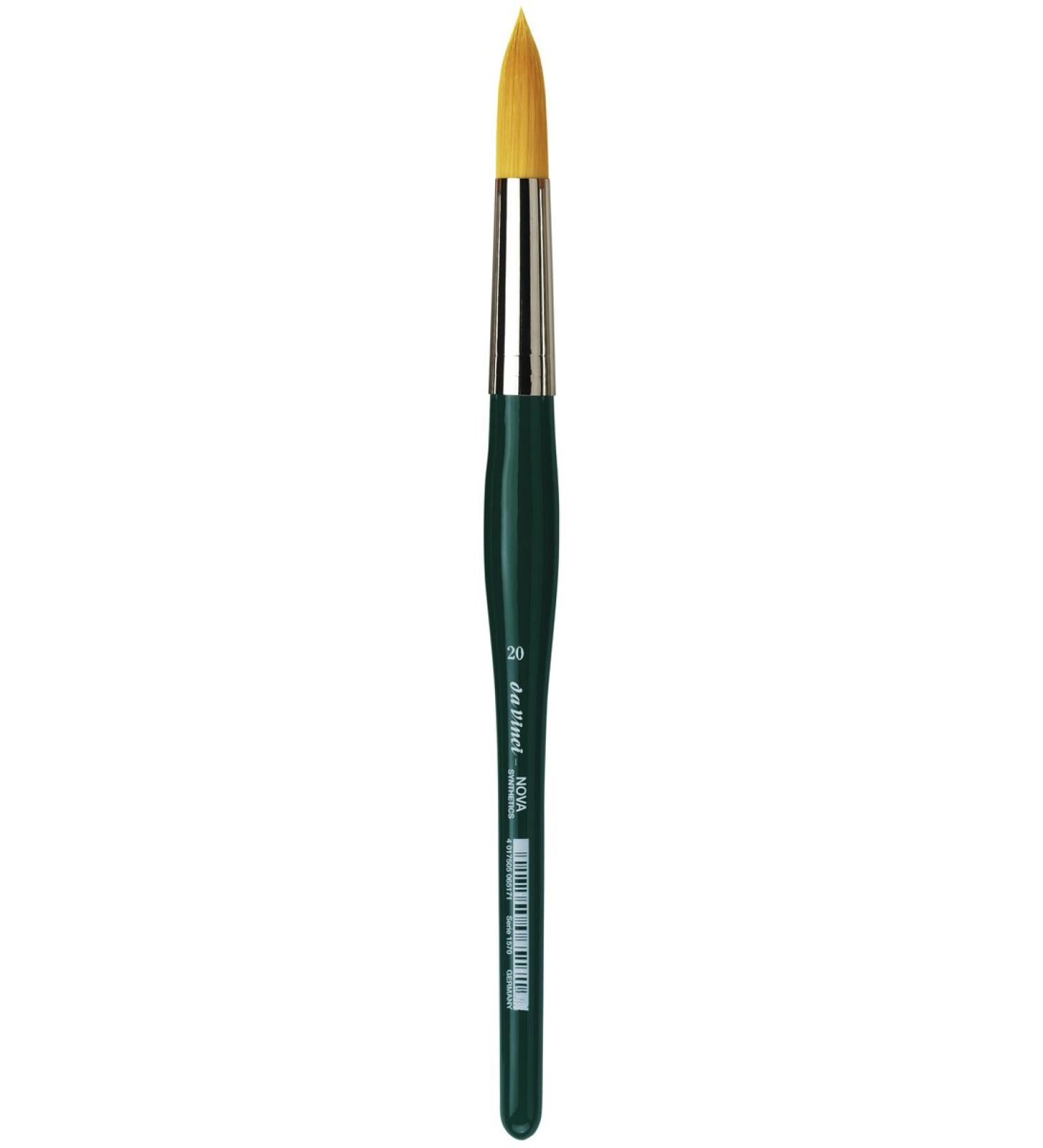 da Vinci Nova Series 1570 Watercolor Brush  Round Synthetic  Size 20 (1570-20) Round Size 20