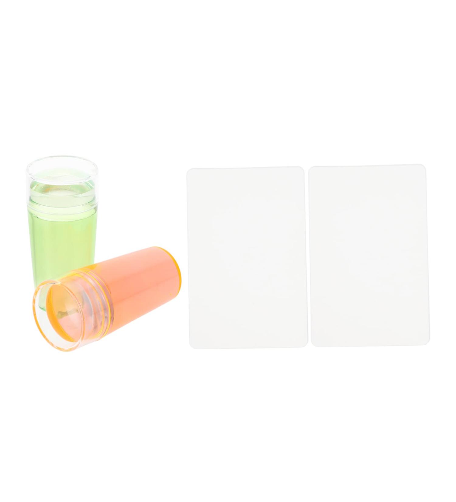 Ipetboom 2sets Nail Stamp Set Nail Diy Accessory Clear Stamping Jelly Beauty Tools Nail Art Printing Accessory Nail Tools Nail Kits Nail Stamper Scrapping Board Nail Set Silica Gel Manicure 3x3cm As Shown 1 - Buy Online on GoSupps.com