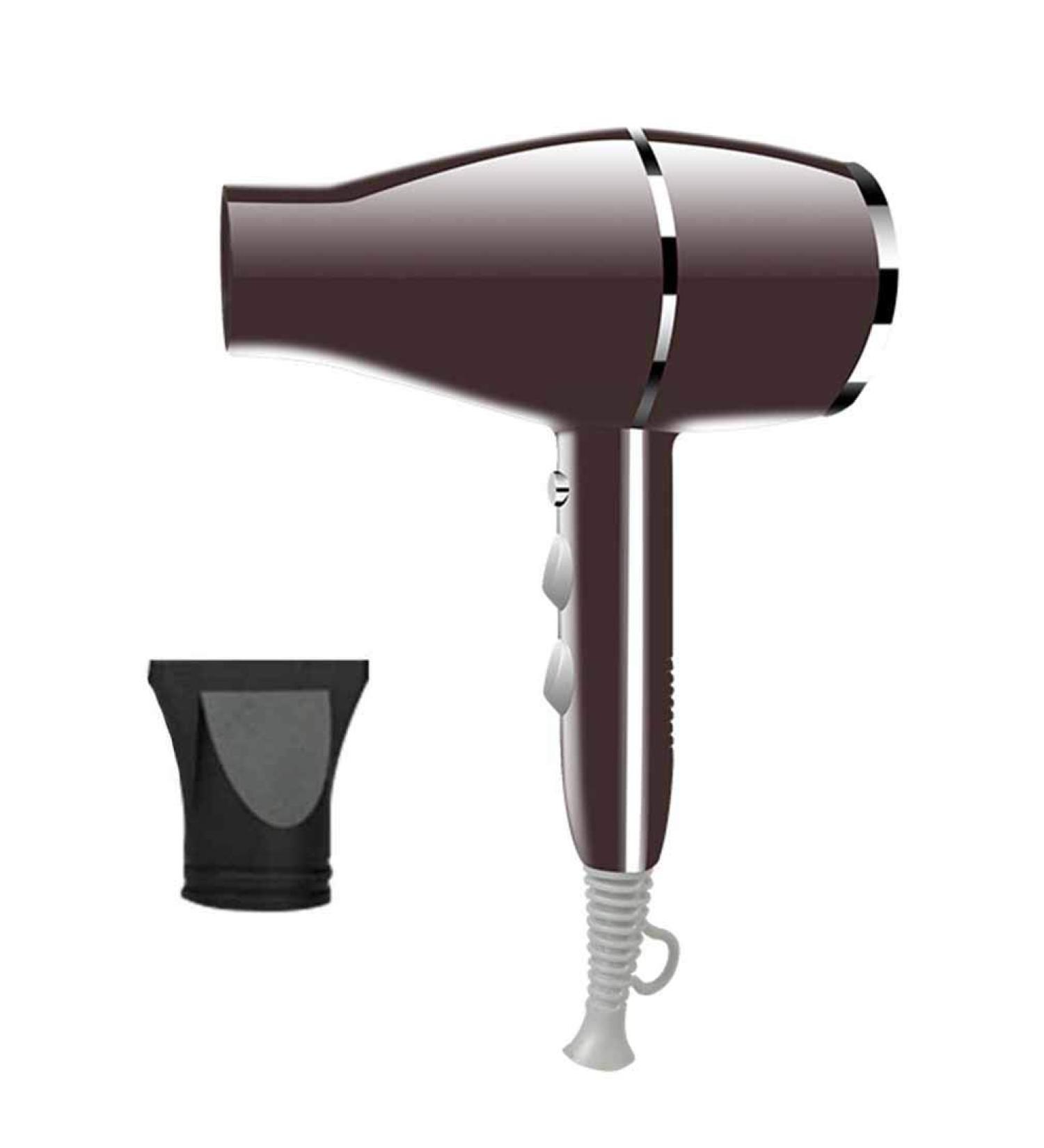 Hairdryer Ionic Hair Dryer Professional Hair Dryer 2000W 6Types Powerful Constant Temperature Hair Dryer with Powerful DC Motor Cool Button for Heathly Looking Hair for Travel and Home Use Brown - Buy Online on GoSupps.com