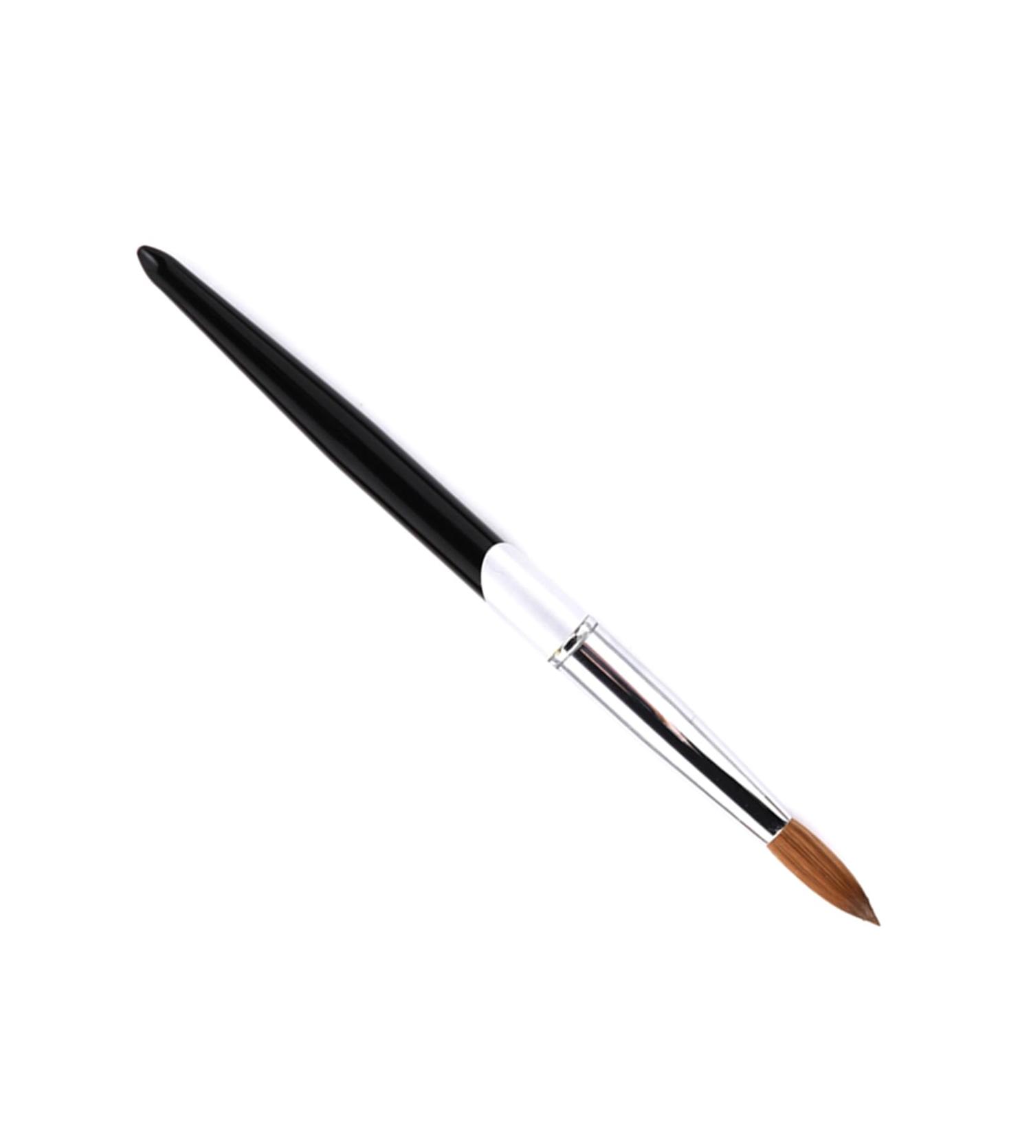 Designer& Makeup Artist Manicure Tool 5 Size Nail Brush with PVC Box Kolinsky Hair Nail Art Pen # 12 - Buy Online on GoSupps.com