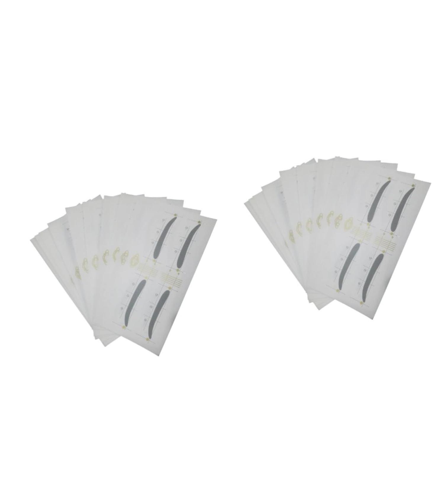 FOMIYES 24 Pcs 48 Eyebrow Shaping Stencils Eyebrow Shaping Template Eyebrow Template Eyebrow Stickers - Buy Online on GoSupps.com