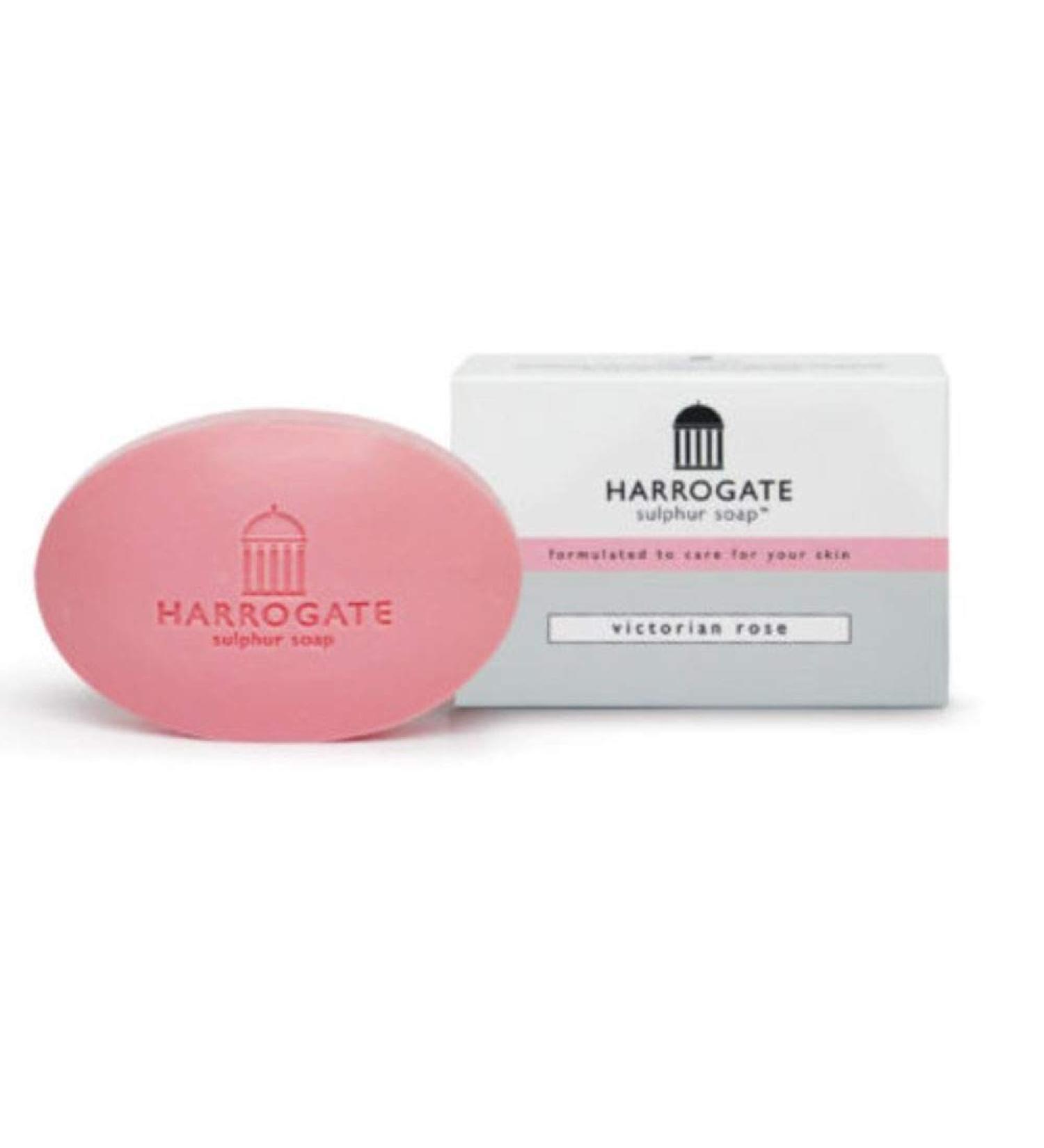 Harrogate Sulphur Soap Victorian Rose Scent 100g - Buy Online on GoSupps.com