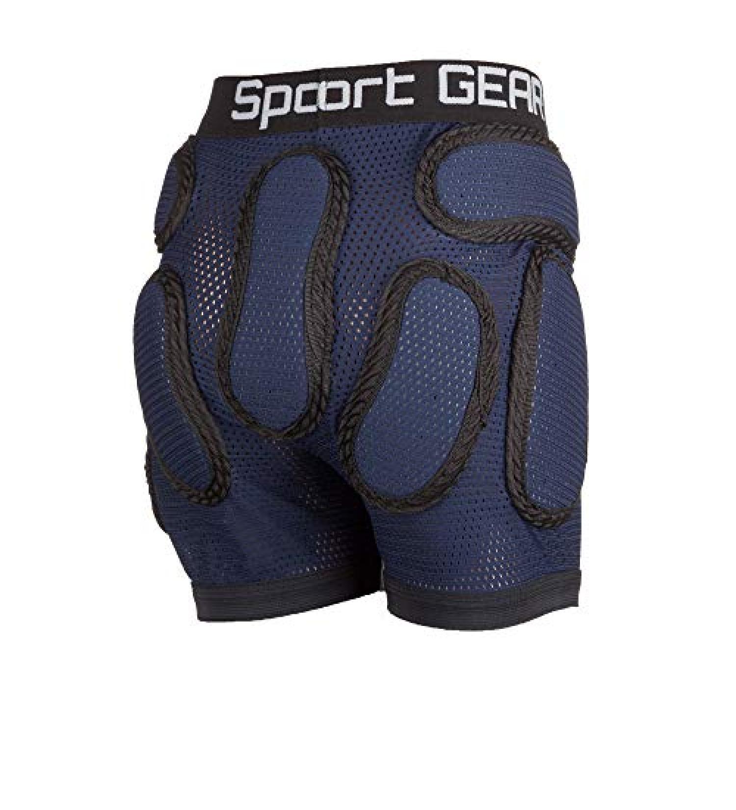 Kids' Navy 4X-Small Recruit Padded Shorts for 36-46 Height, Hip & Butt Protection - Buy Online on GoSupps.com
