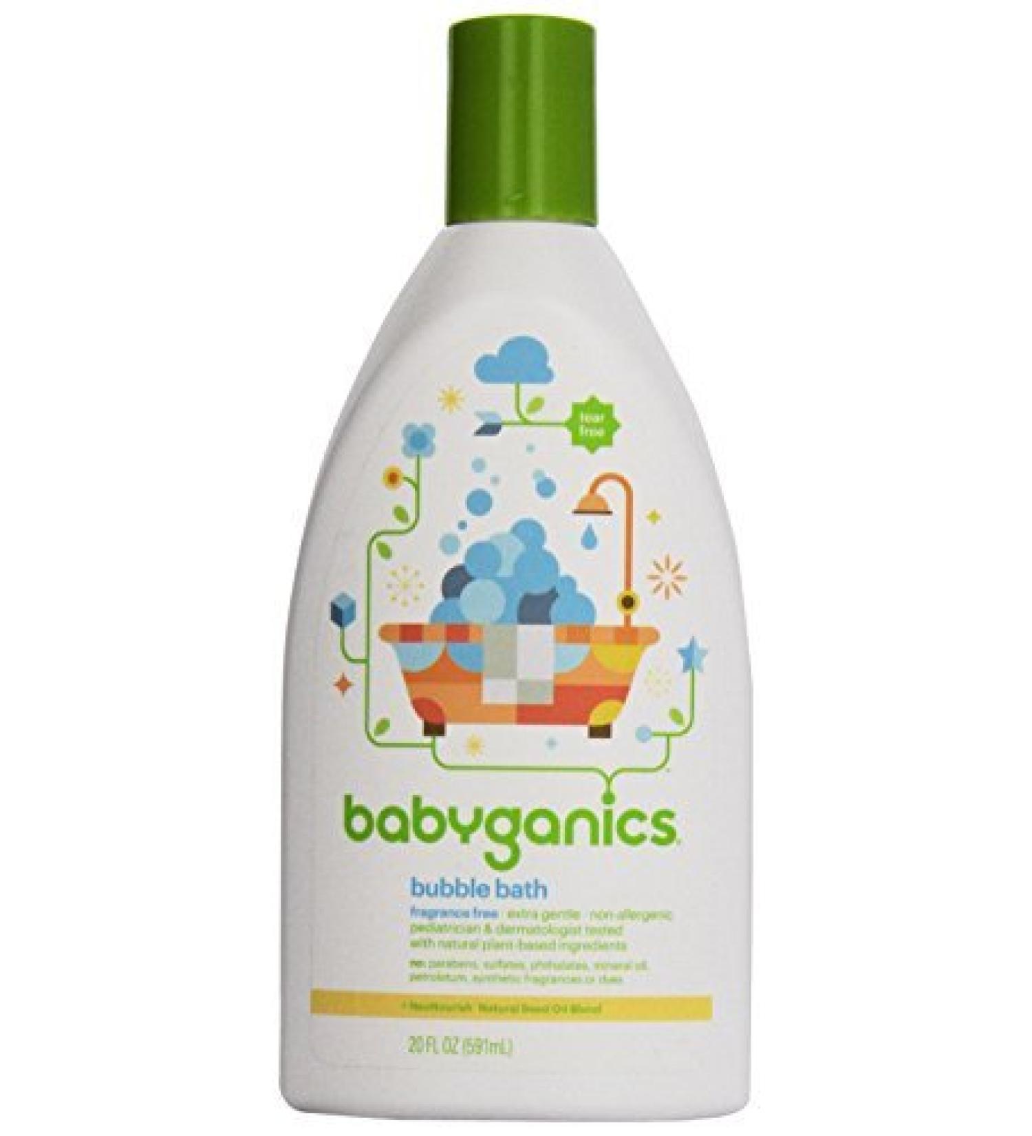 Babyganics Bubble Bath 20oz Fragrance Free - Packaging May Vary - Buy Online on GoSupps.com