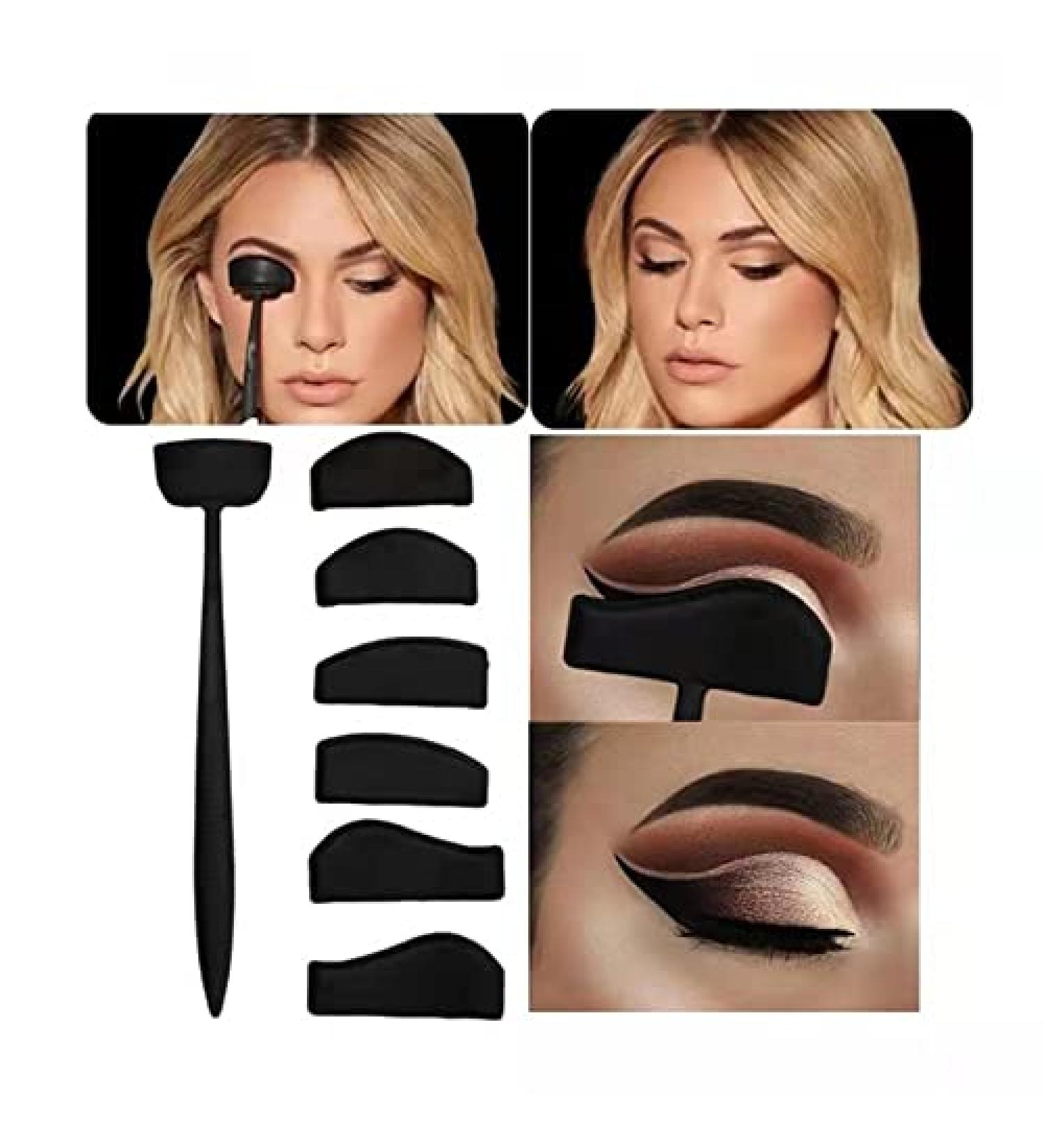 CRASE LINE KIT - 6 in 1 Silicone Eyeshadow Stamp & Applicator for Women | Quick & Easy Eye Makeup Tool for Beginners | Perfect for Lazy Eyeshadows - Buy Online on GoSupps.com