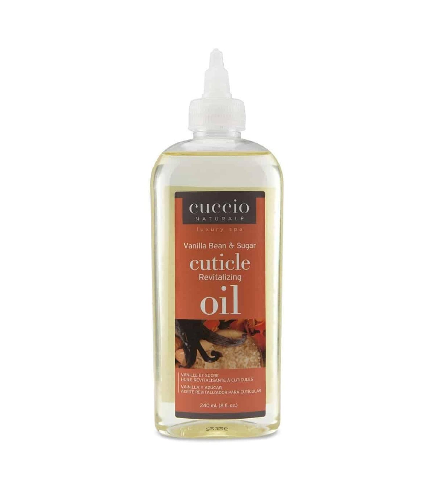 Cuccio Naturale Dry Body Oil 240ml (8oz) Refill - Vanilla Bean Sugarcane