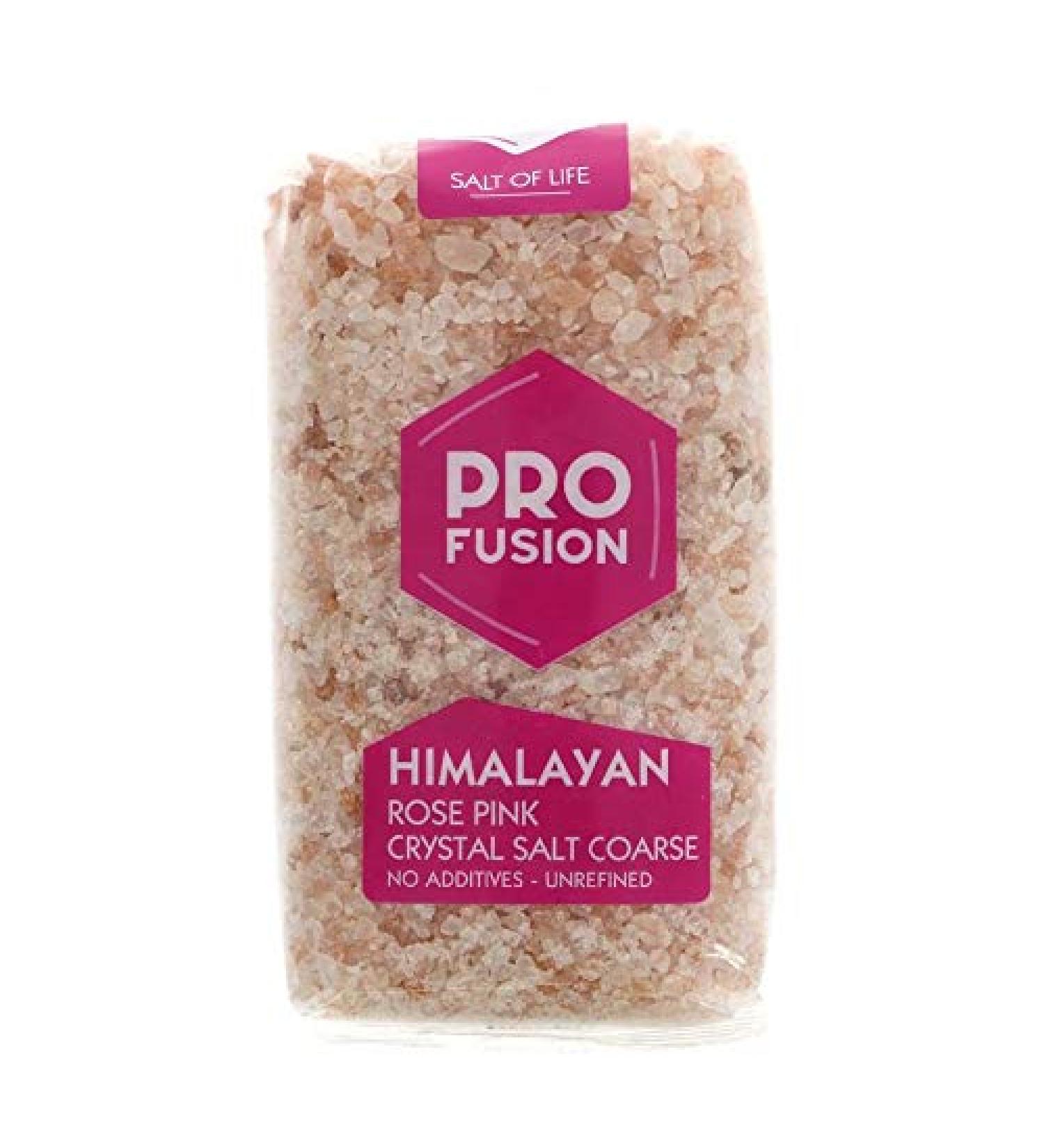 Profusion Pink Himalayan Salt - Coarse Himalayan Salt 500g (Pack of 6)