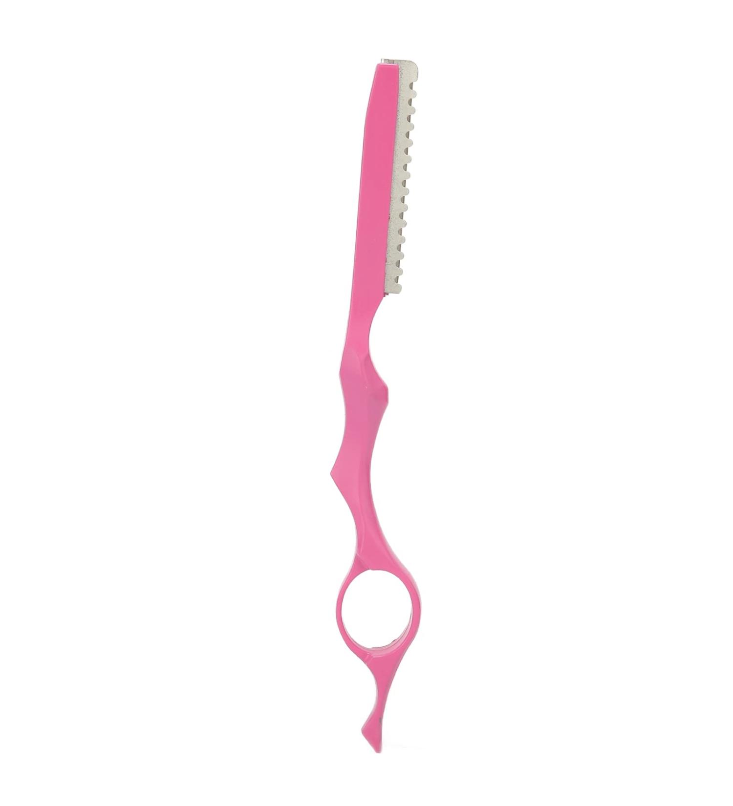 Professional Pink Hair Styling Razor - Stainless Steel Thinning Comb for Salon & Home Use - Buy Online on GoSupps.com