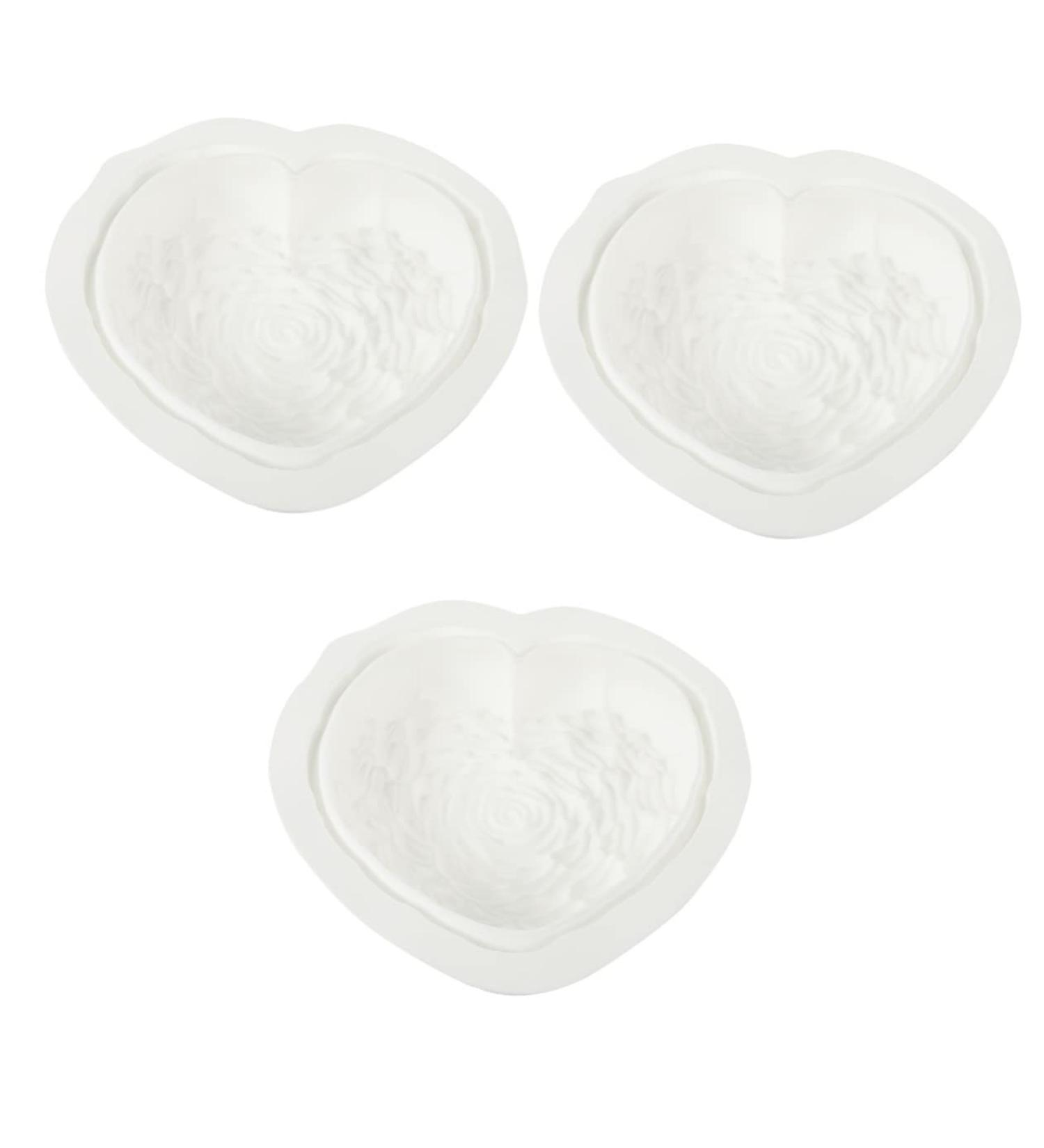 OMaju 5pcs Heart Cake Mold Cake Molds Silicone Love White Silica Gel (Color : Whitex3pcs Size : 22X4CMx3pcs) 22X4CMx3pcs Whitex3pcs - Buy Online on GoSupps.com