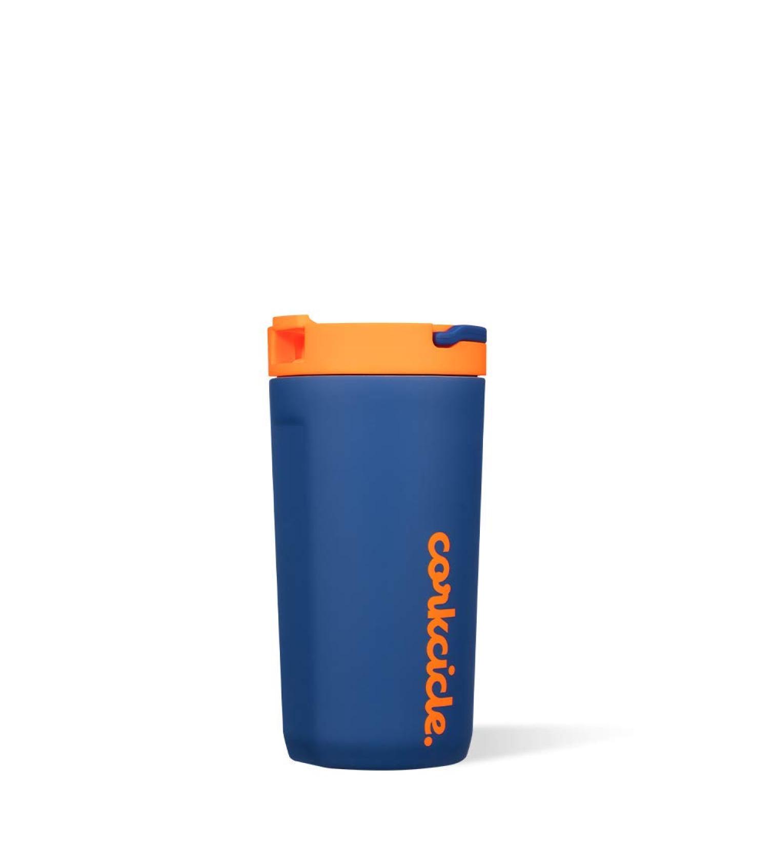 Corkcicle Kids Tumbler 12oz Triple Insulated Stainless Steel Mug - Electric Navy | Non-Slip Bottom, Easy Grip, Keeps Drinks Cold 18 Hours, Hot 3 Hours - Buy Online on GoSupps.com