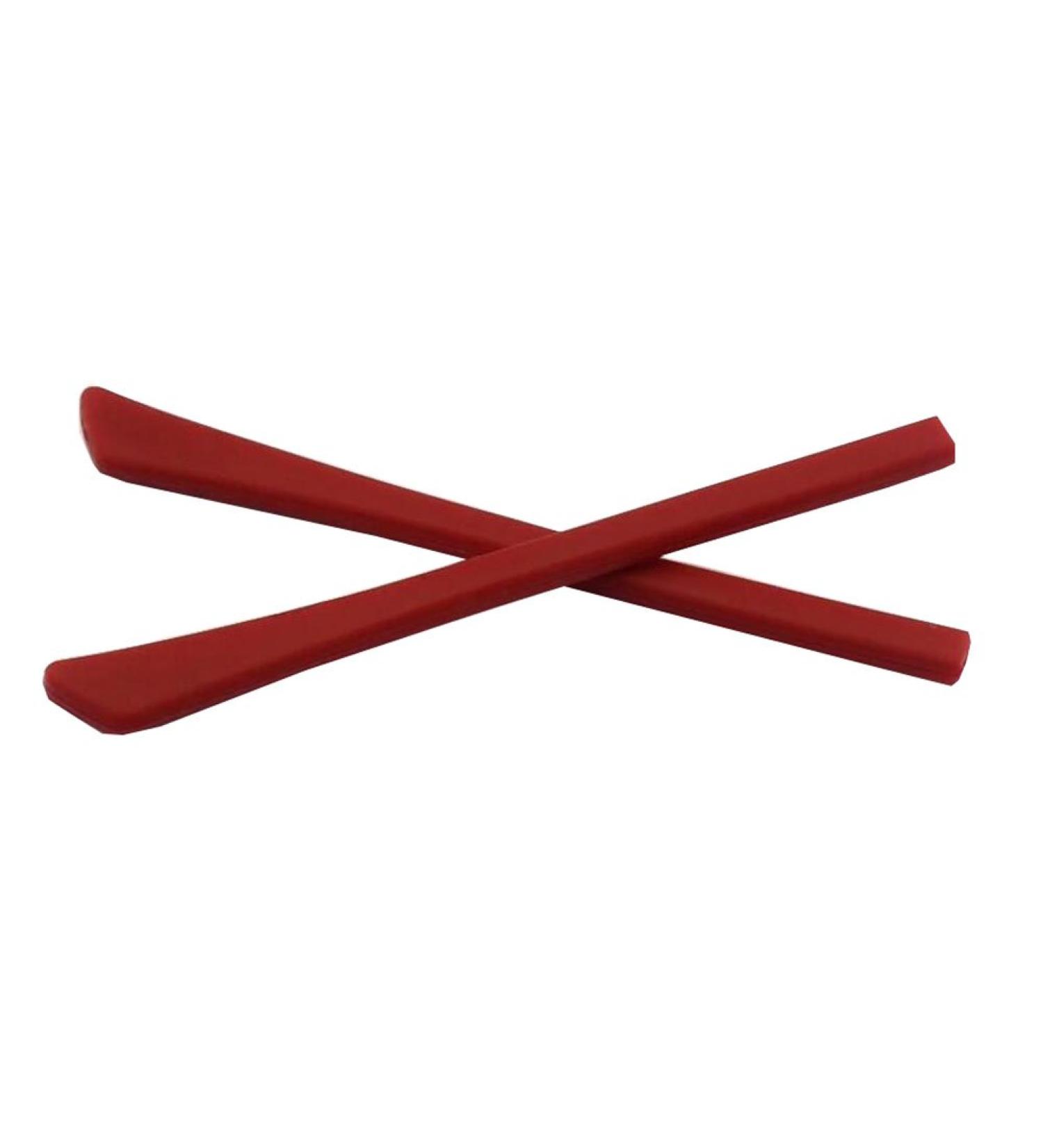 Glasses holder glasses spare bars for glasses brackets non-slip ear hooks 1 pair of red silicone glasses end tips ear socks tube glasses substitute tips for flat thin metal glasses