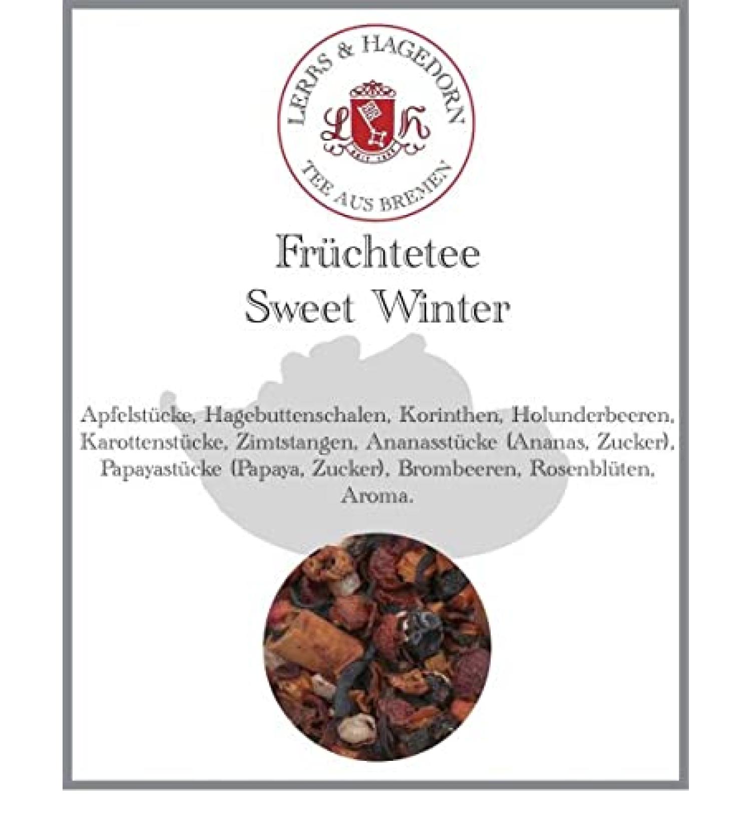  Lerbs & Hagedorn Sweet Winter Fruit Tea 250g - Buy Online on GoSupps.com
