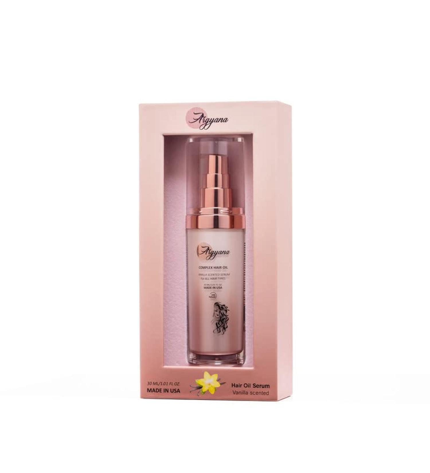 Argyana Hair Oil Serum - Vanilla Scented for Straight Hair - Buy Online on GoSupps.com