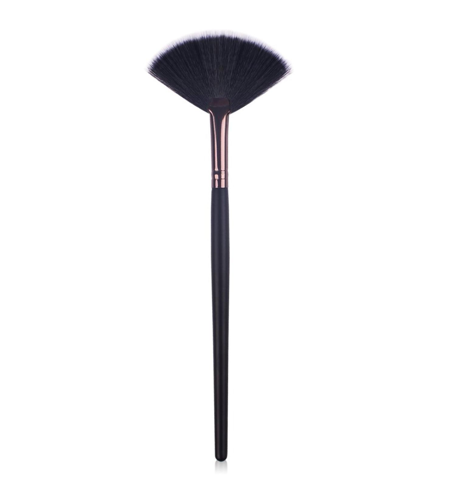 Fan and Blush Brush Set - Vegan Makeup Brush for Flawless Application - Buy Online on GoSupps.com