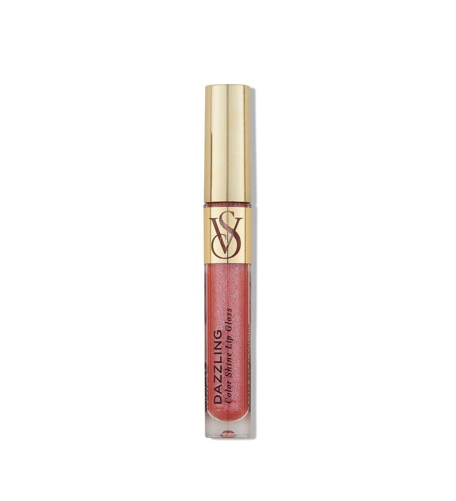 Victoria's Secret Color Shine Lip Gloss in Dazzling  Nourishing Lip Gloss for Women with Jojoba Oil & Vitamin E  Color Gloss