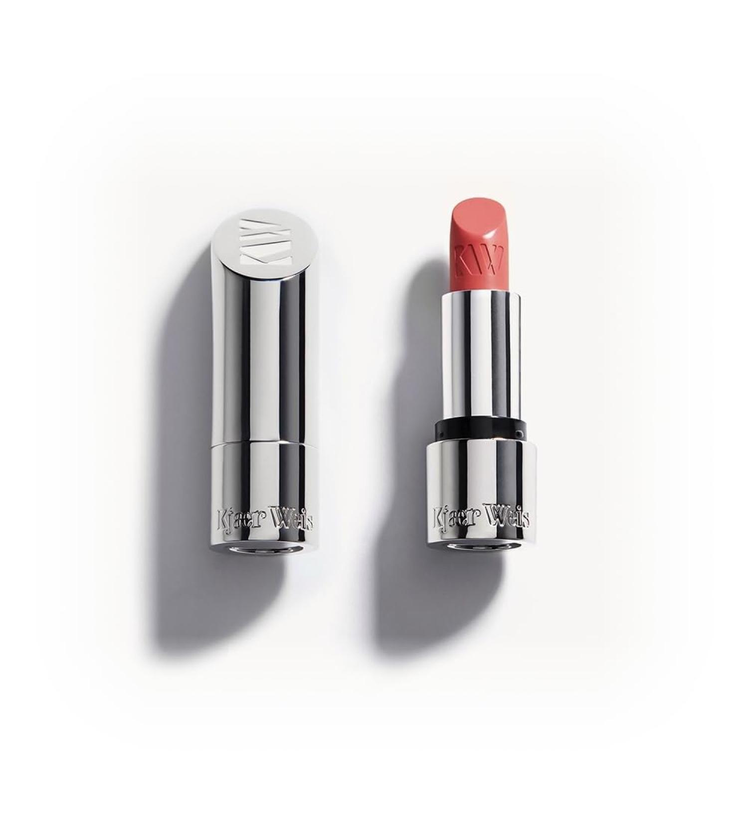 Kjaer Weis Lipstick - Hydrating Nude Color | Organic Long-Lasting Cruelty-Free Makeup - Buy Online on GoSupps.com