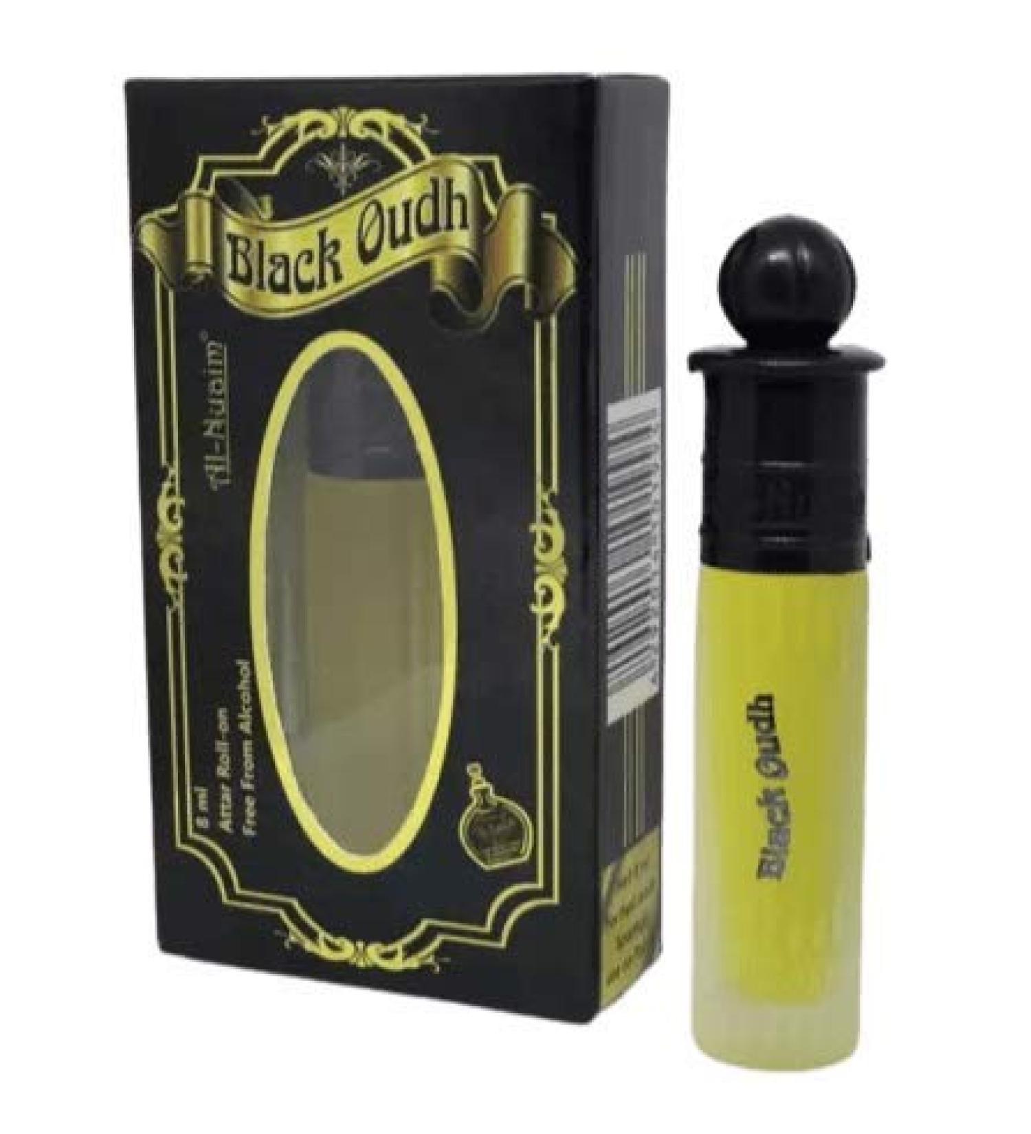 AL NUAIM BLACK OUDH ATTAR PERFUME OIL 8ML by Exportmall