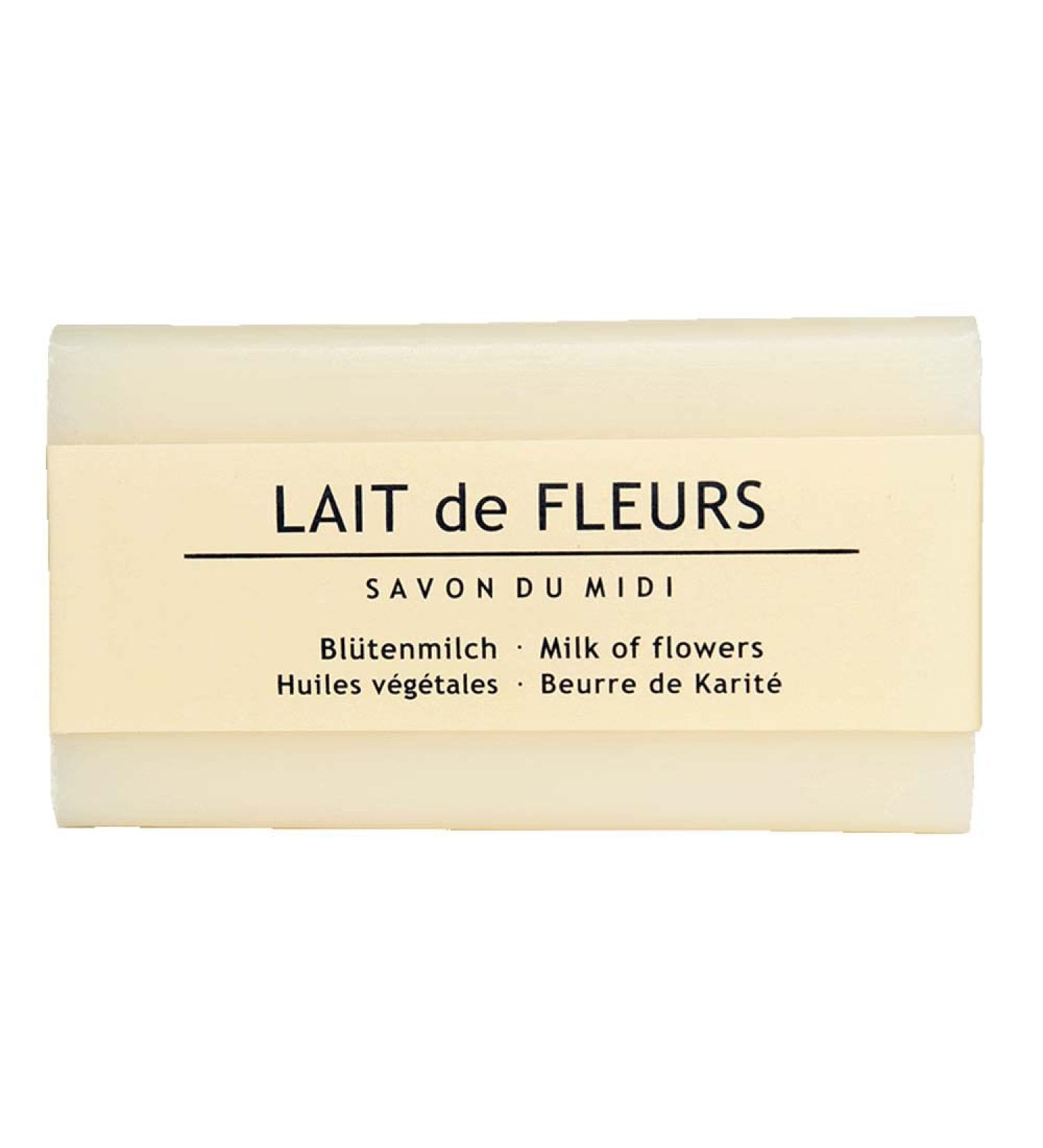 Savon du Midi Midday Soap Shea Butter Flower Milk Soap (1 x 100 g)