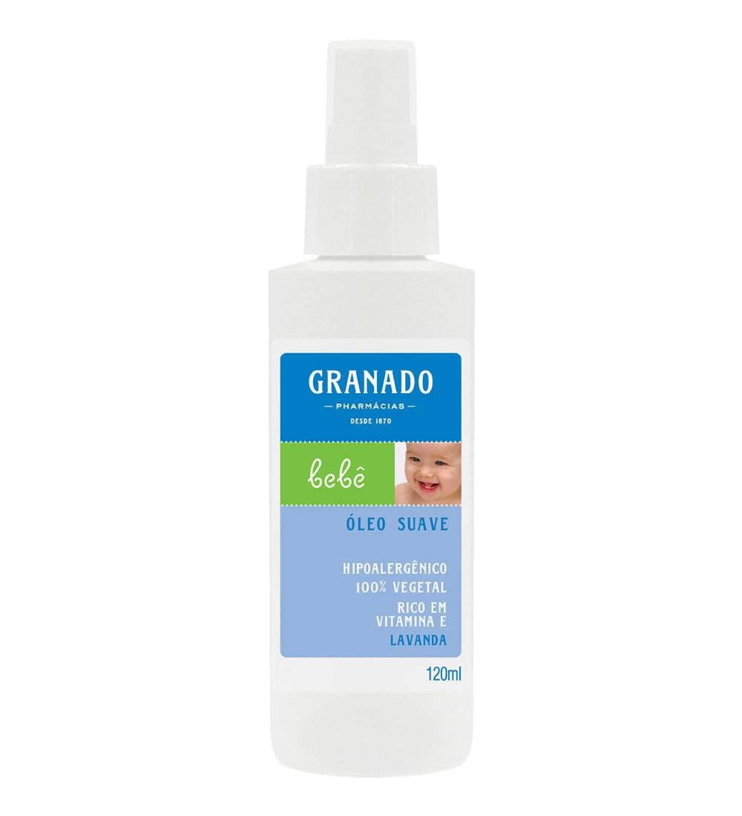 Linha Bebe Granado - Oleo Suave Lavanda 120 Ml - (Granado Baby Collection - Lavander Delicate Oil 4.0 Fl Oz)