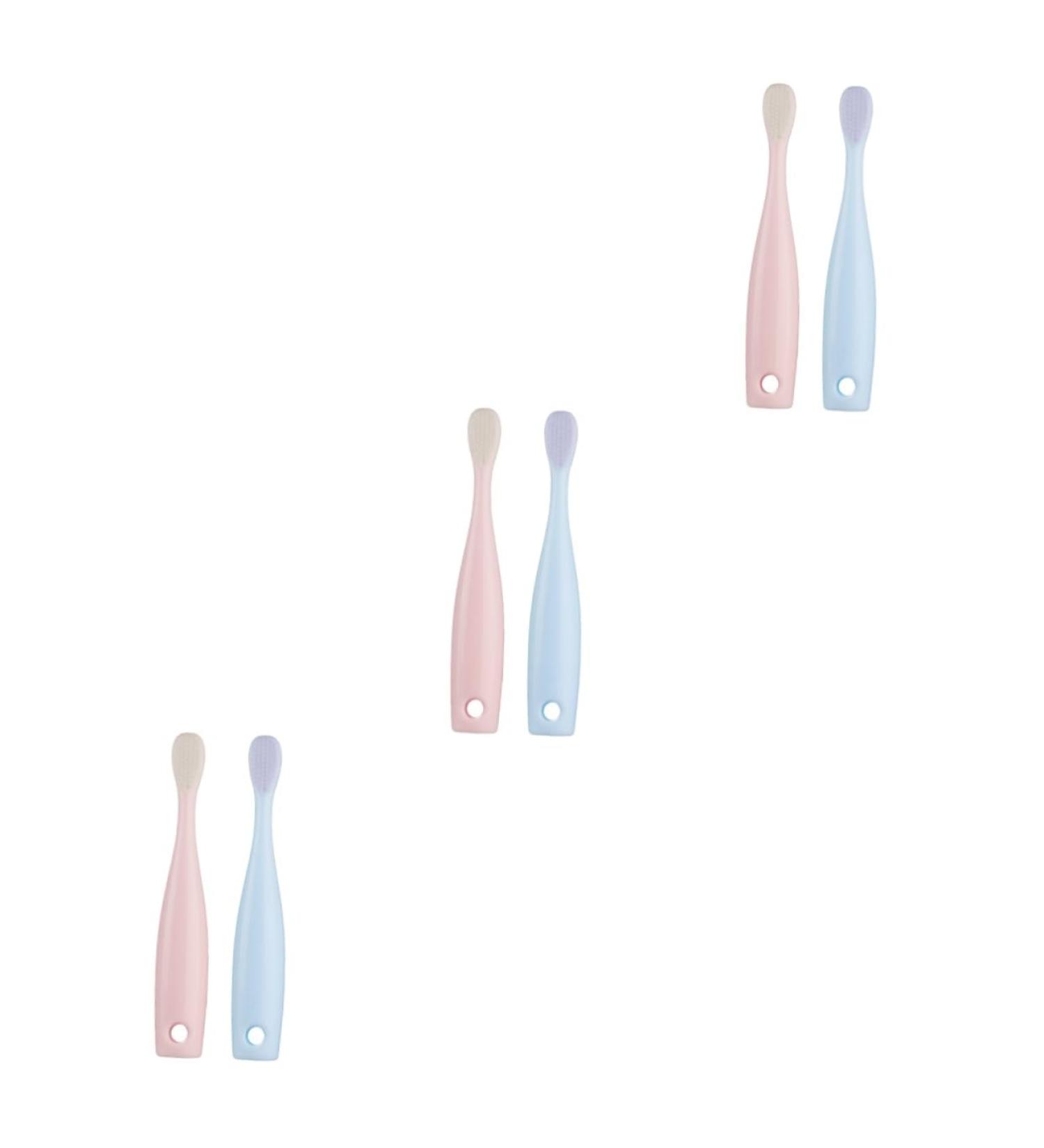 Frcolor 6-Pack Soft Children's Toothbrushes - Gentle Care for Babies & Kids with Sweet Designs - Buy Online on GoSupps.com