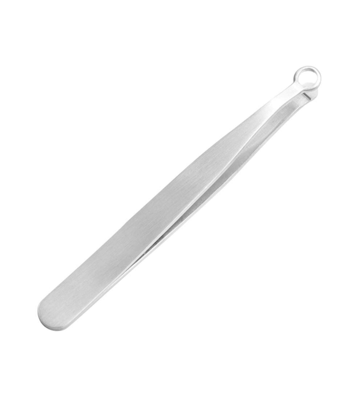 Nose Tweezer Ingrown Hair Tweezers Stainless Steel Nasal Hair Precision Tweezers Eyebrow Clip Trimming Tool (Silver) - Buy Online on GoSupps.com