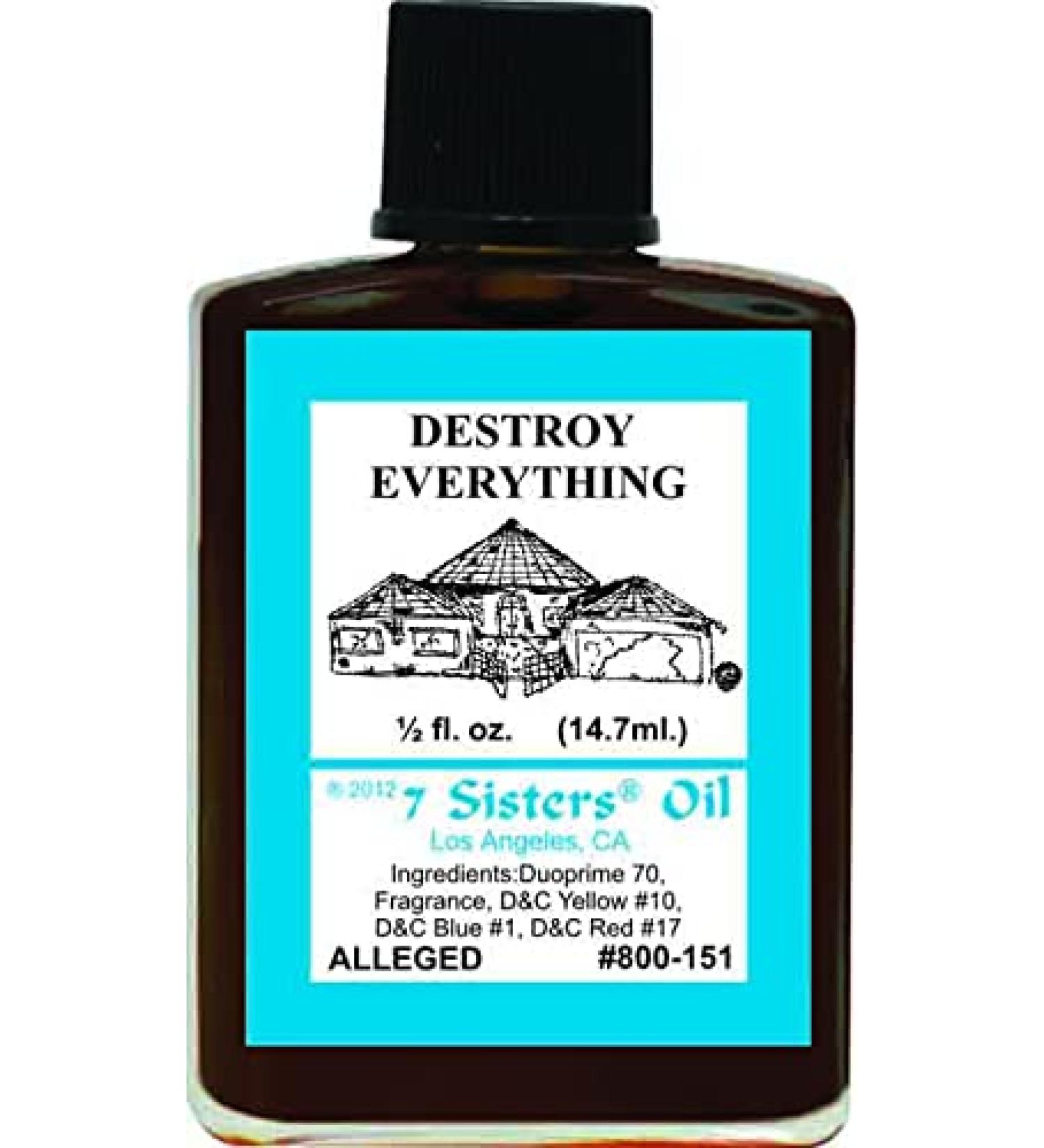 7 Sisters Destroy Everything Oil 1/2 fl. oz.