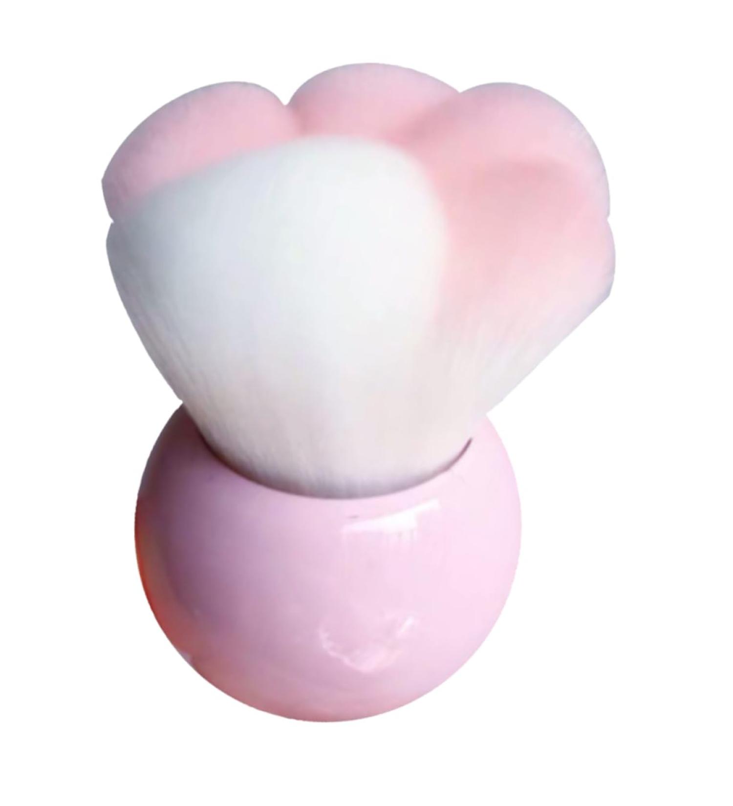 minkissy Face Cosmetic Brush Facial Mud Brush Makeup Blush Brush Highlighter Brush Cosmetic Foundation Tool Eyeshadow Applicator Portable Foundation Brush Powder Nail Brush Miss Mix 6.5X5X5CM Pink - Buy Online on GoSupps.com