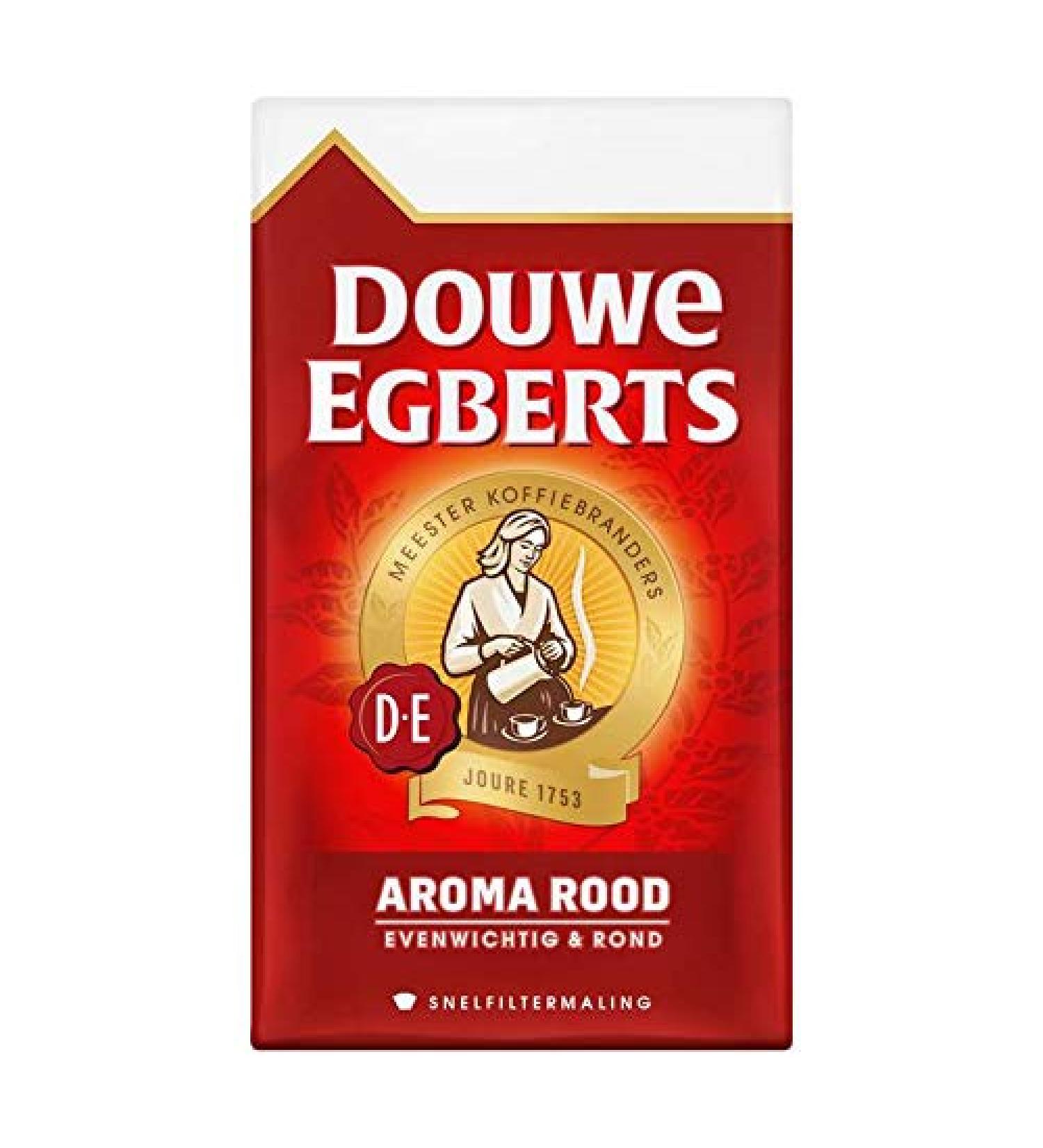Ground Coffee | Douwe Egberts | Aroma Red Grove Maling Filter Coffee | Total Weight 500 Grams - Buy Online on GoSupps.com