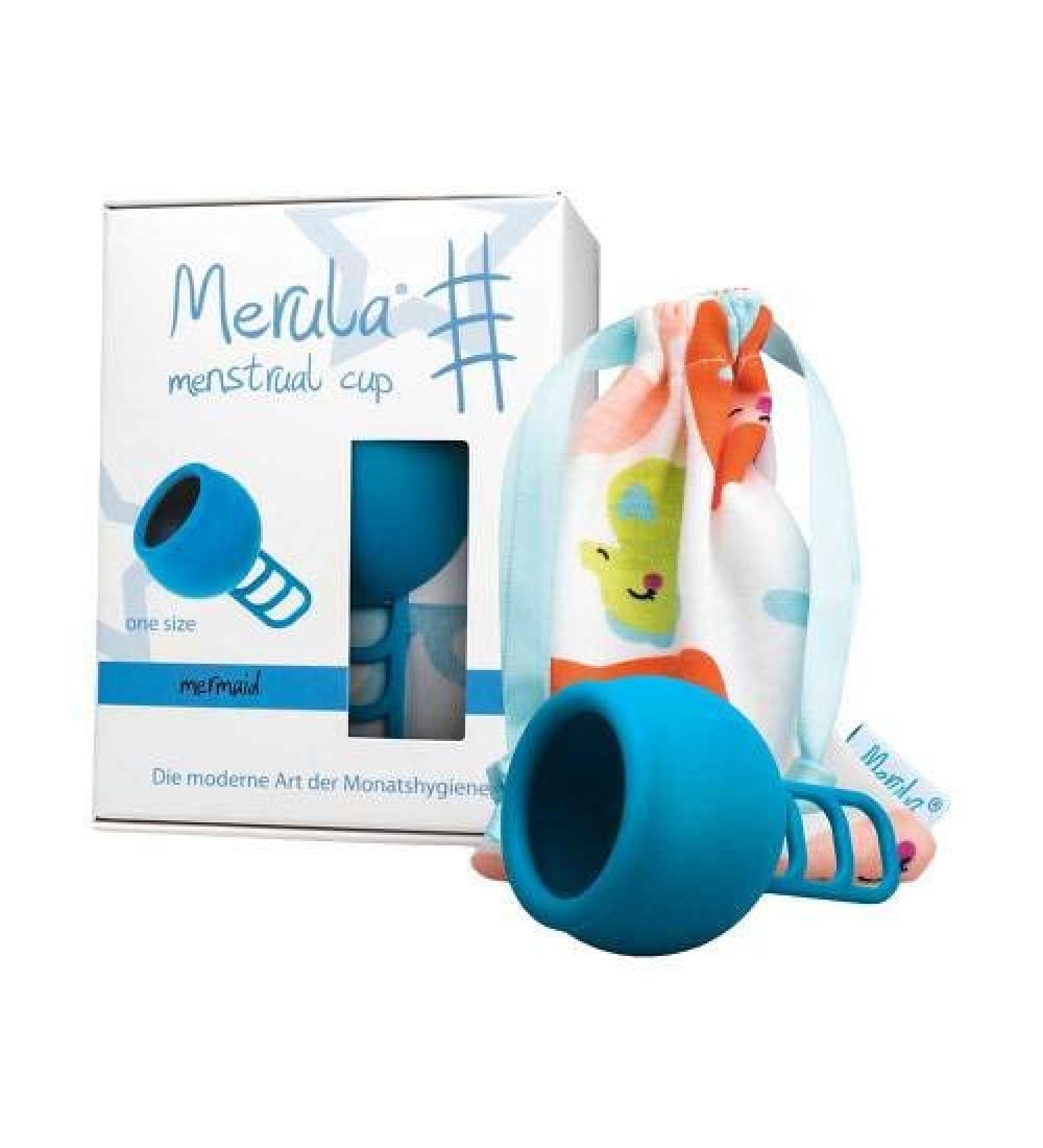 Merula menstrual cup mermaid blue 1 st