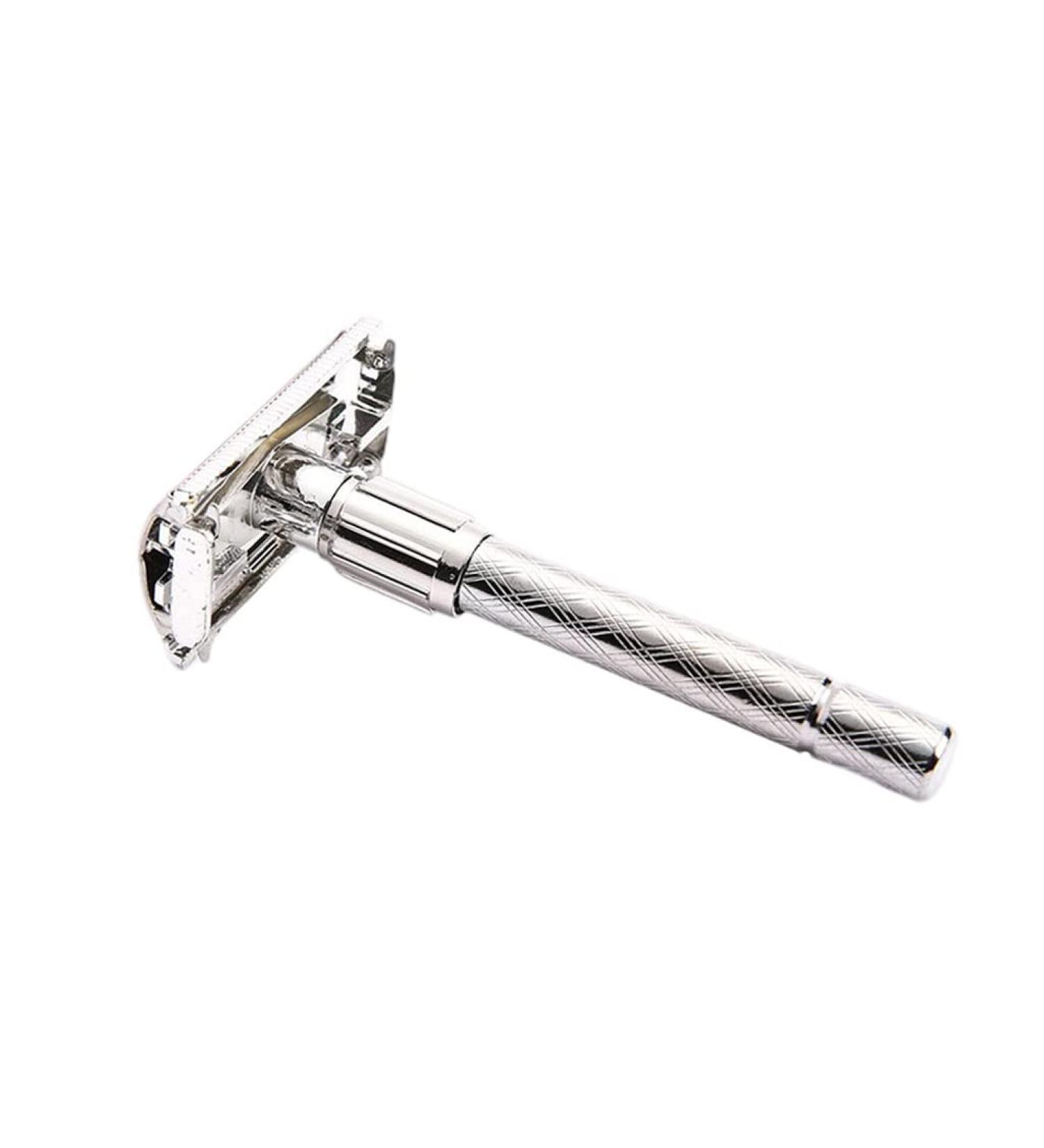 Milageto Double Edge Safety Razor with Long Handle - Ultimate Classic Shaving Experience for Men & Women | International Shipping Available - Buy Online on GoSupps.com