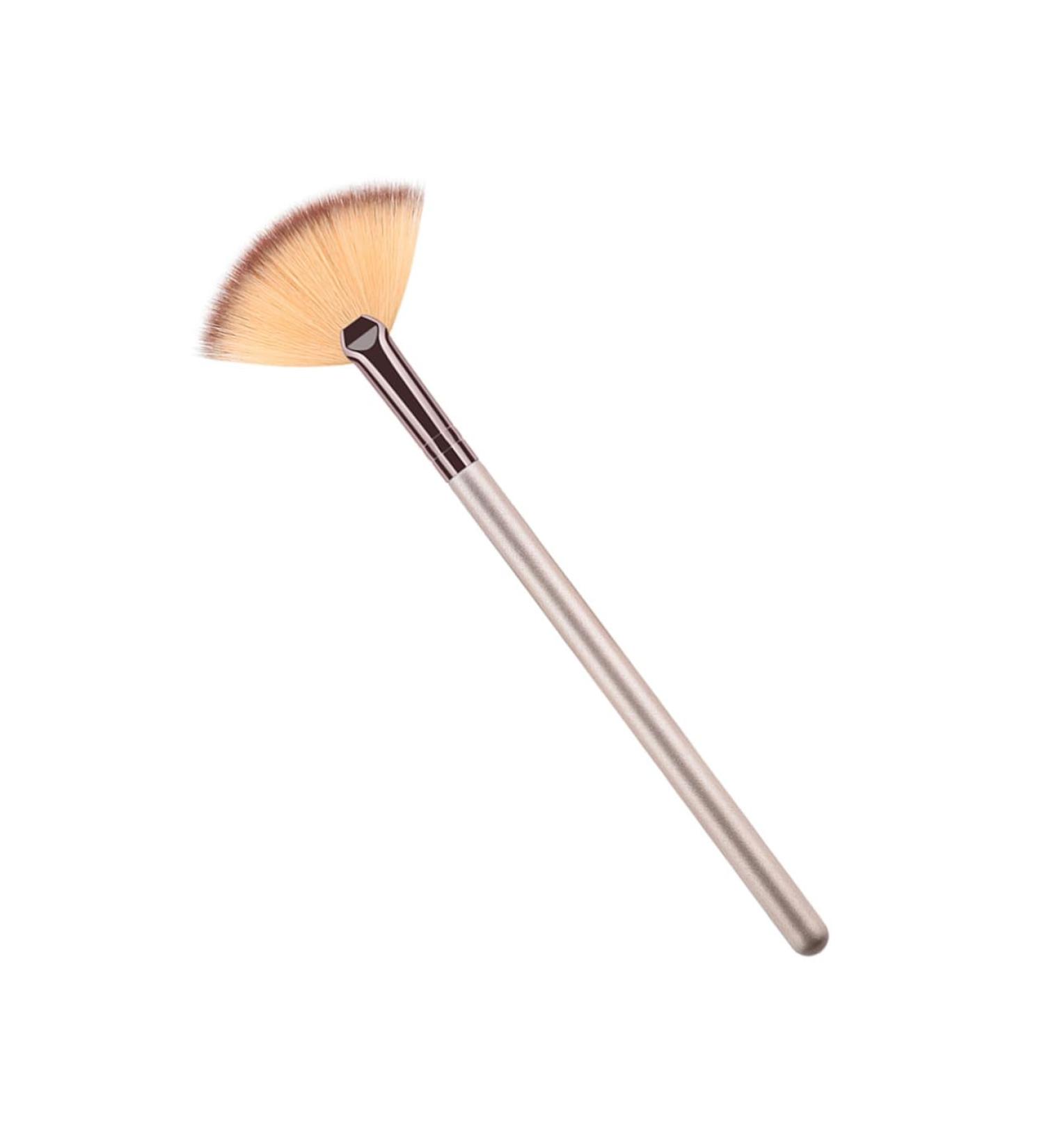 minkissy Handle Makeup Brush Fan Lip Gloss Kits Makeup Face Makeup Makeup Fan Facial Fan Make up Fan Bling Makeup Face Fan Miss Highlight Bamboo Blush Size 1 As Shown - Buy Online on GoSupps.com