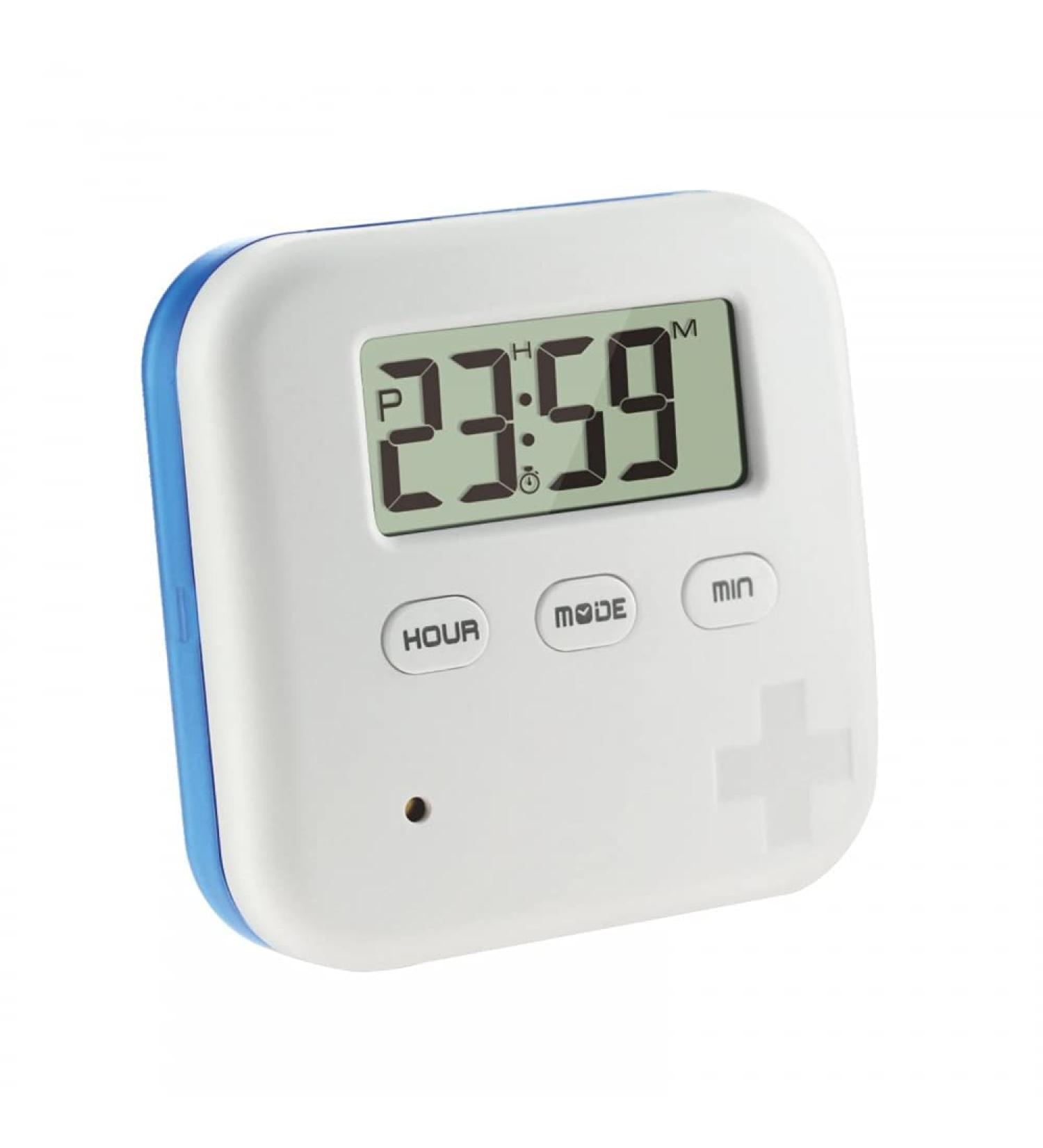 Automatic Pill Dispenser Digital Pill Organizer with Reminder Alarm Electronic Medication Organizer for Vitamins Supplements 4 Grids Blue - Buy Online on GoSupps.com