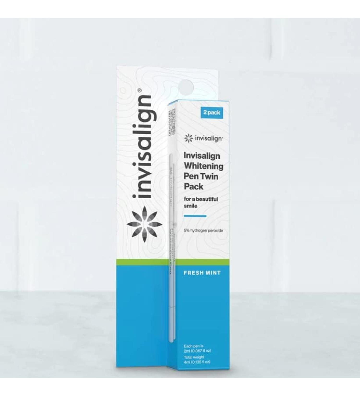 Invisalign Whitening Pen Twin Pack - 4.0 mL | Professional Teeth Whitening Solution - Buy Online on GoSupps.com
