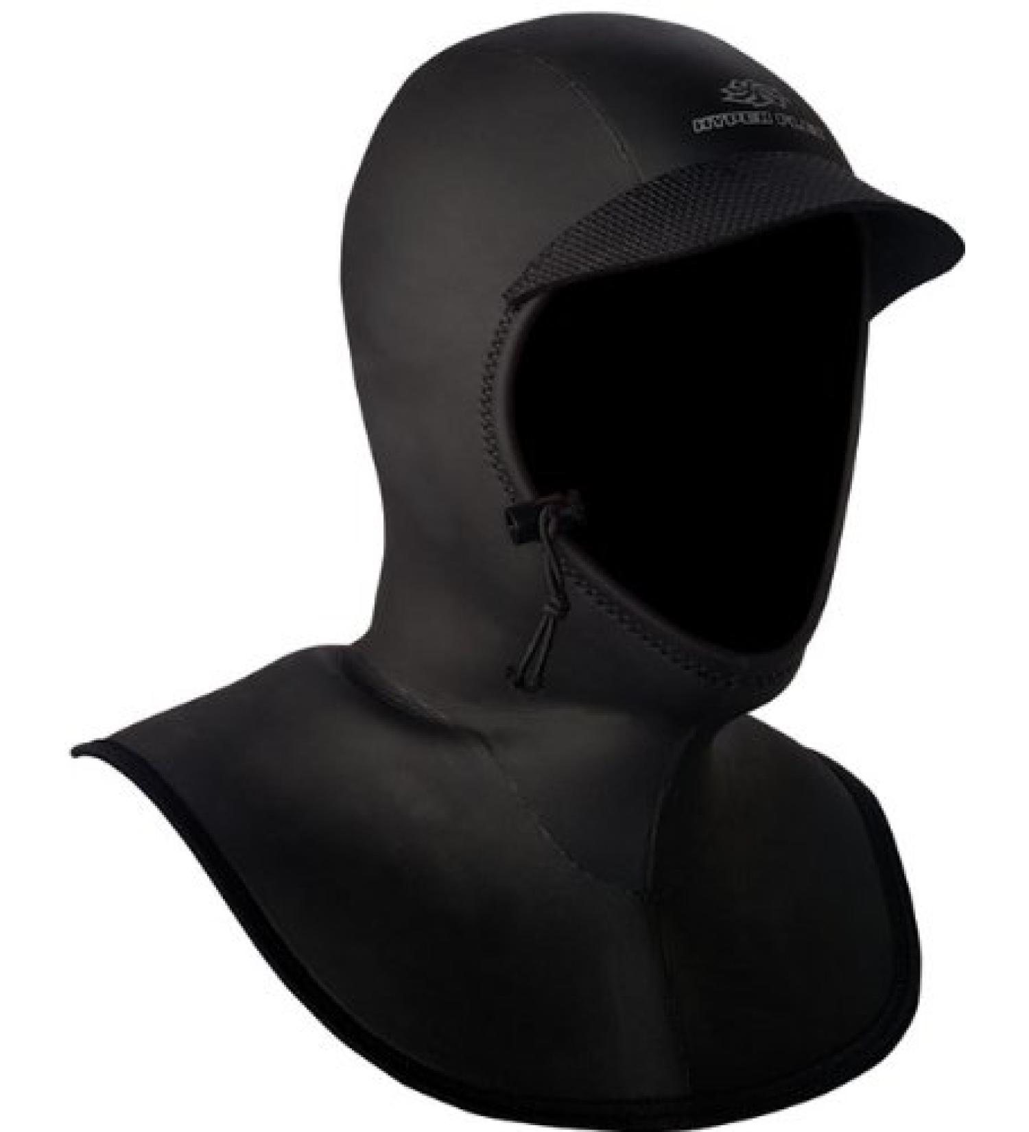 Hyperflex Wetsuits Men's Hood 5/3mm Bibbed Hood Medium Black