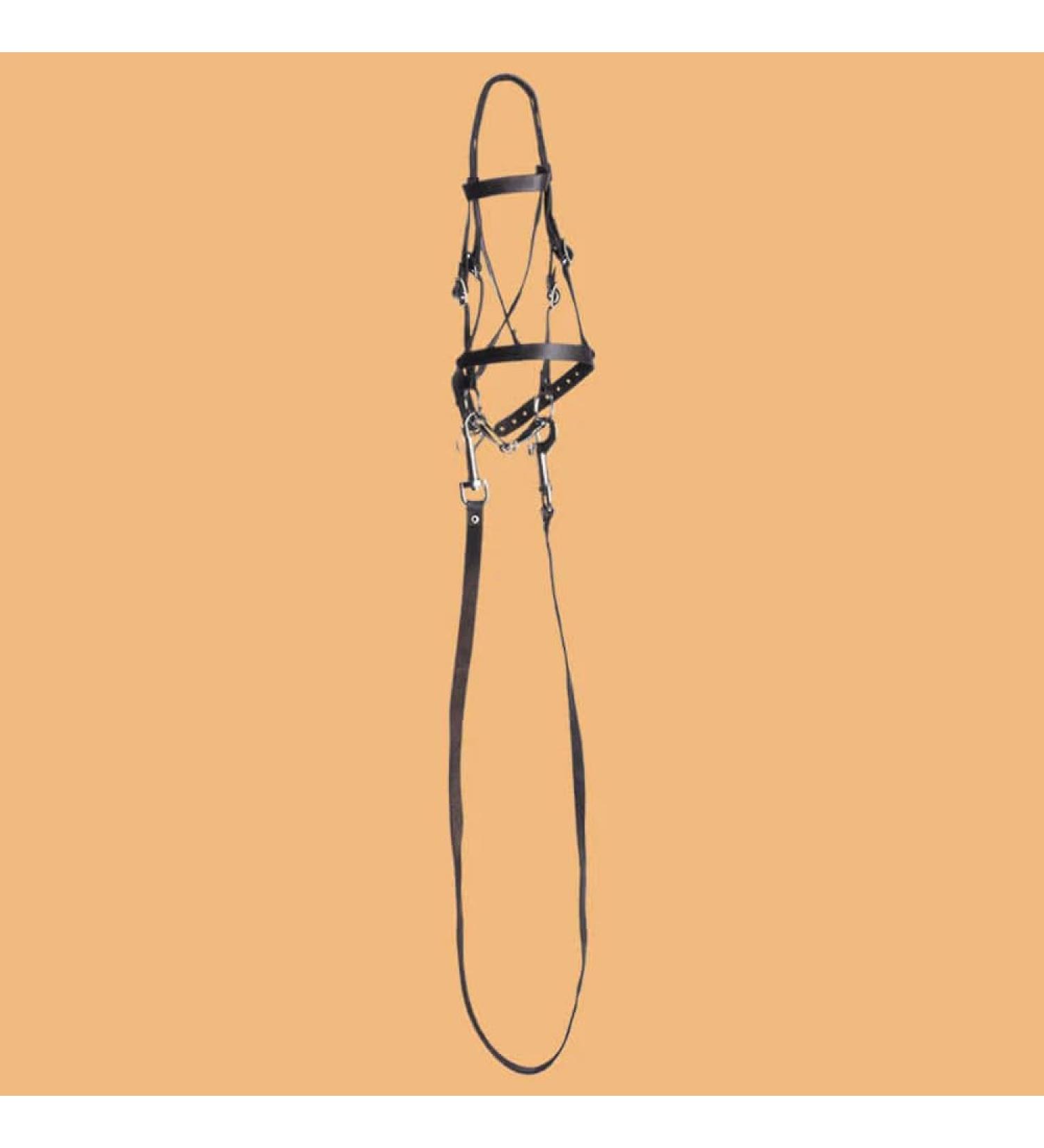 HUMMA Bridle for Hobby Horses | Sustainable Brown Leather | XL Size | Eco-Friendly eCommerce - Buy Online on GoSupps.com