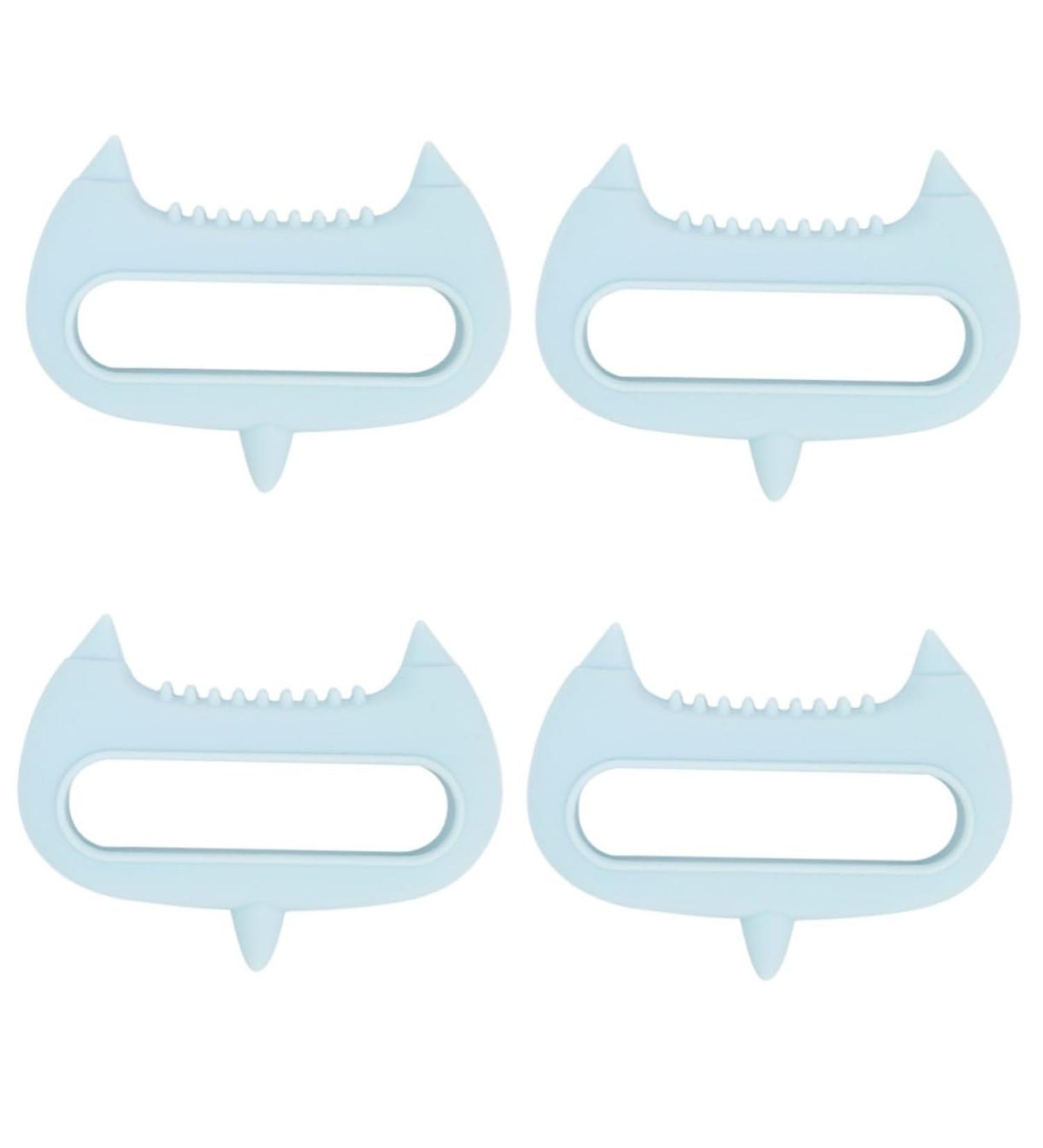 Beaupretty 4-Piece Acupuncture Massage Device Set | Comfortable Hand & Head Massager | Silicone Manual Massage Tool & Peeling Brush for Relaxation - Buy Online on GoSupps.com