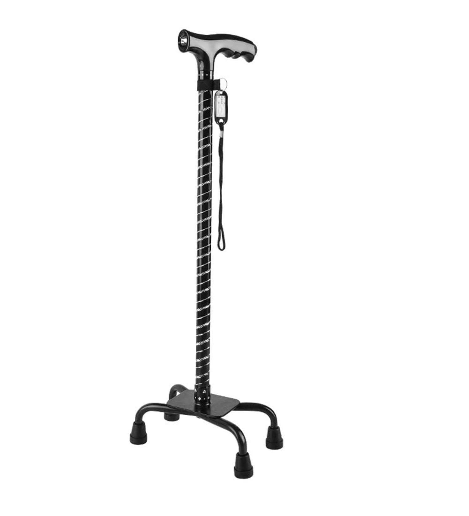 BJH Adjustable Walking Sticks for Women and Men Walking Cane with LED Light and Rubber Tips Aluminium Walking Stick for Elderly Arthritis Seniors and Disabled Unisex Interesting - Buy Online on GoSupps.com
