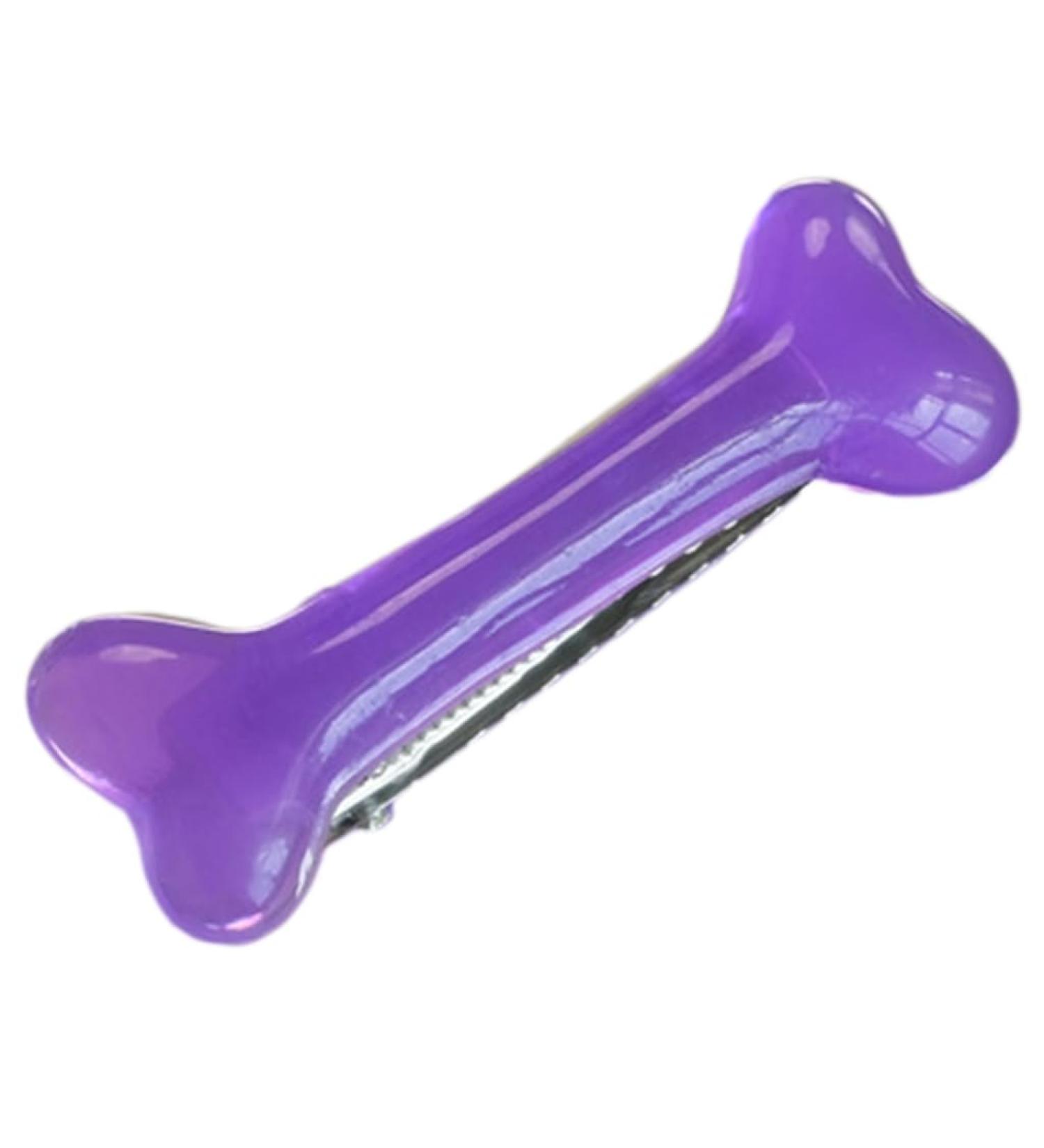 AJTUTUS Cartoon Bone Hair Clips Acrylic Dog Bone Hair Clips Brooch Hair Clamps Barrettes for Girls Women Halloween Costume - Buy Online on GoSupps.com