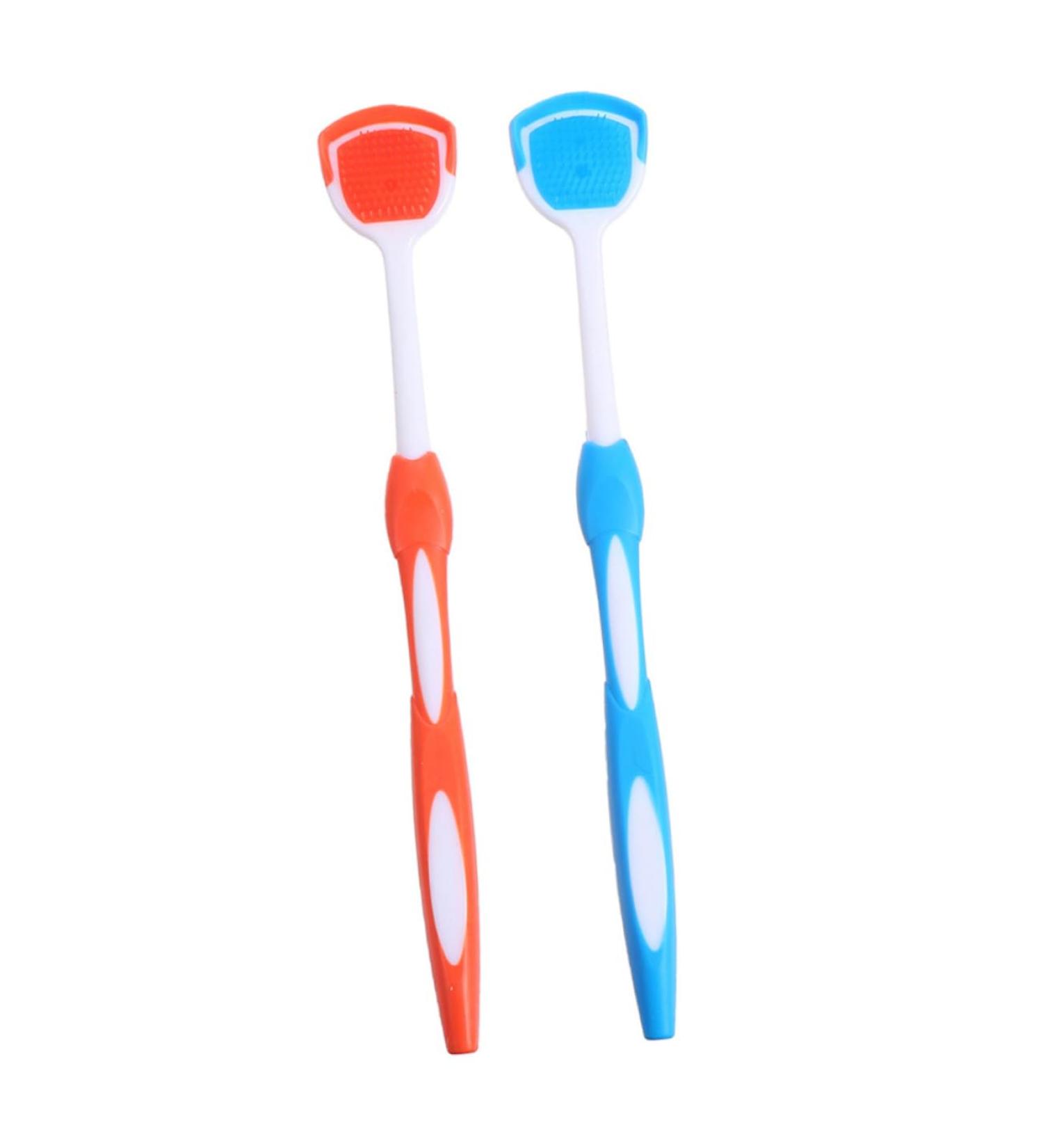 PopetPop Tongue Cleaning Brushes - 2-Piece Set for Adults | Effective Tongue Scraper & Coating Removal Tools - Buy Online on GoSupps.com