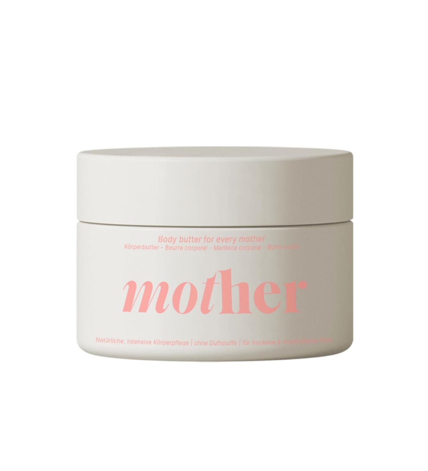 Mother by baybies Beurre corporel intensif et naturel pour toutes les mamans 180 ml Produit cosm tique naturel certifi pour la pr vention des vergetures et des vergetures - Buy Online on GoSupps.com