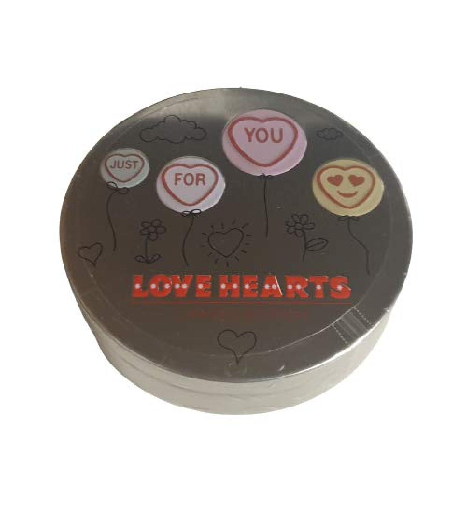 Limited Edition Mini Love Hearts Valentine's Tin 100g (Just For You) - Buy Online on GoSupps.com