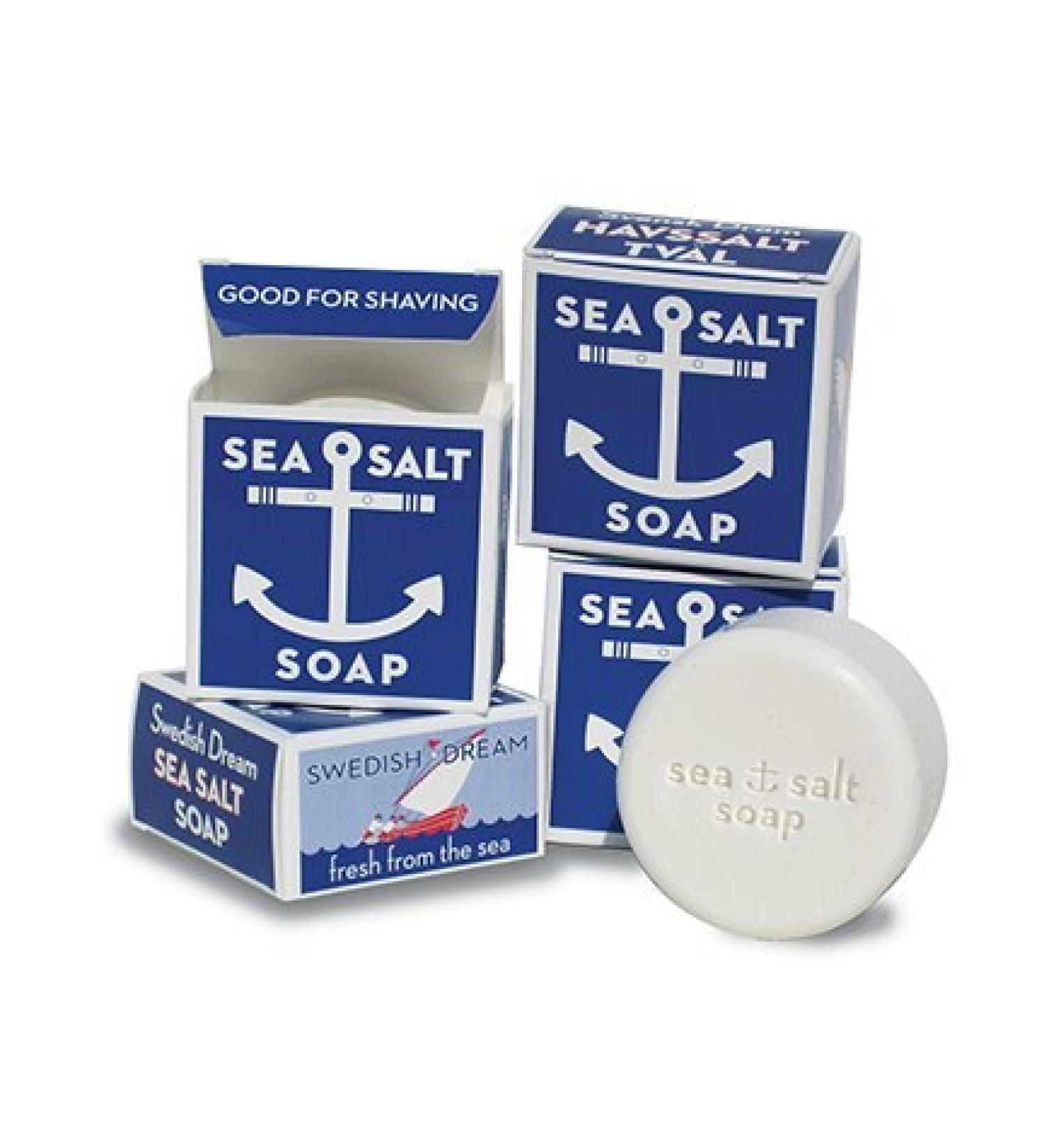 Swedish Dream Sea Salt Invigorating Bath Soap 4.3 Ounce (Pack of 12)